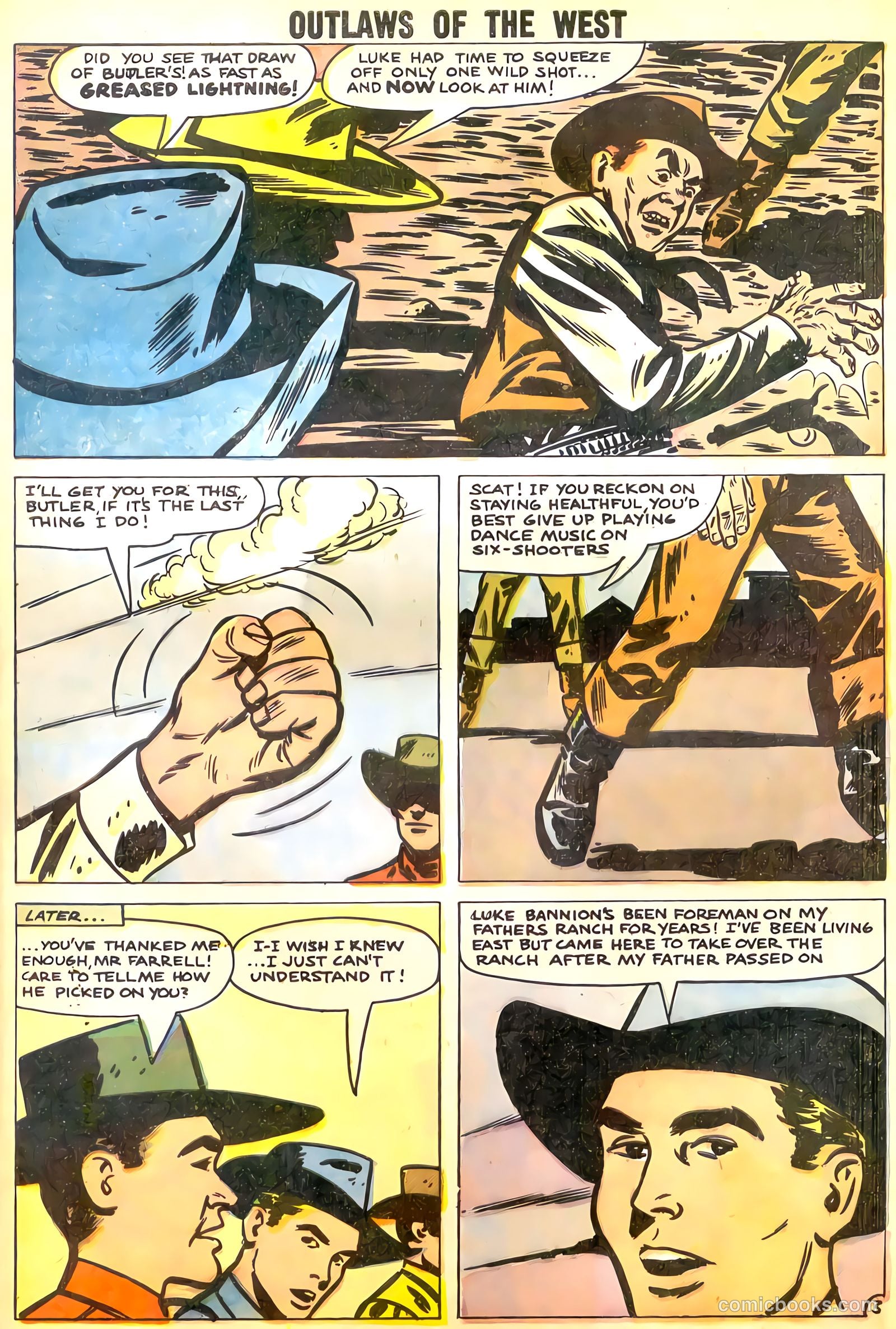 Outlaws of the West #15 (1958) — page 29 of 36