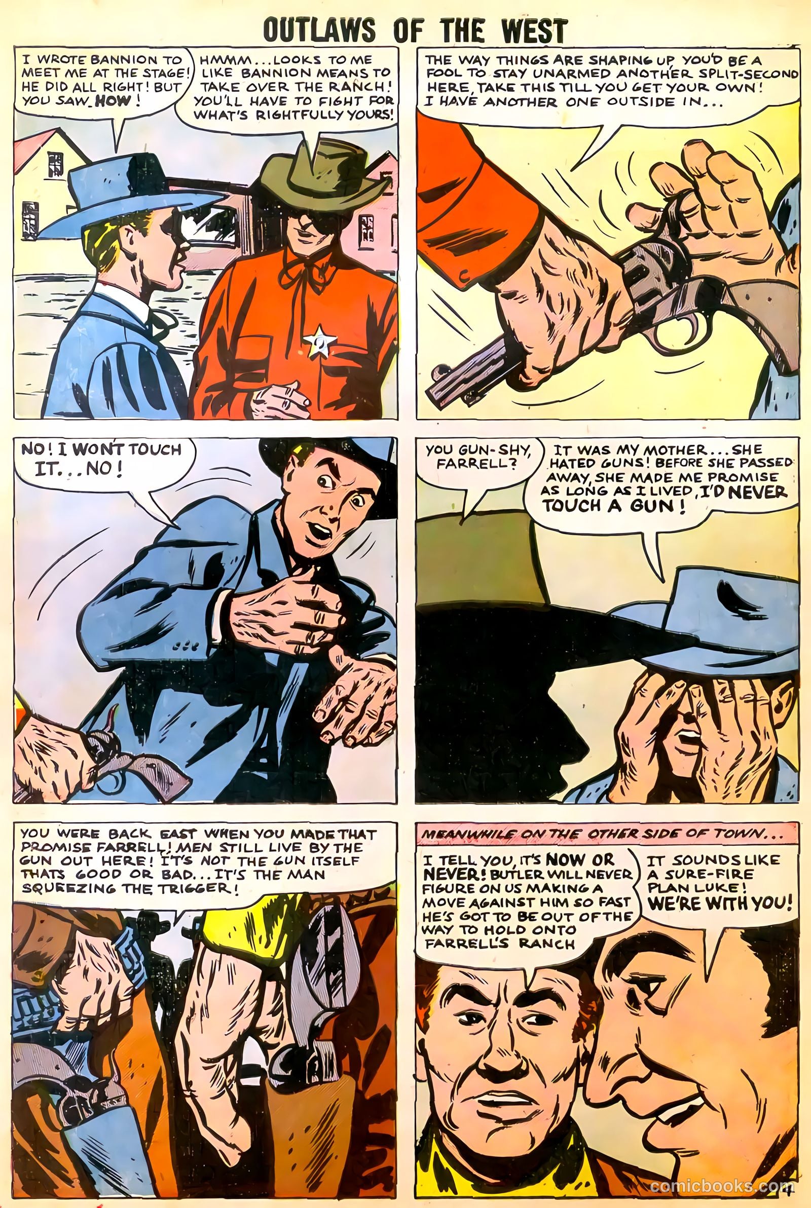 Outlaws of the West #15 (1958) — page 30 of 36