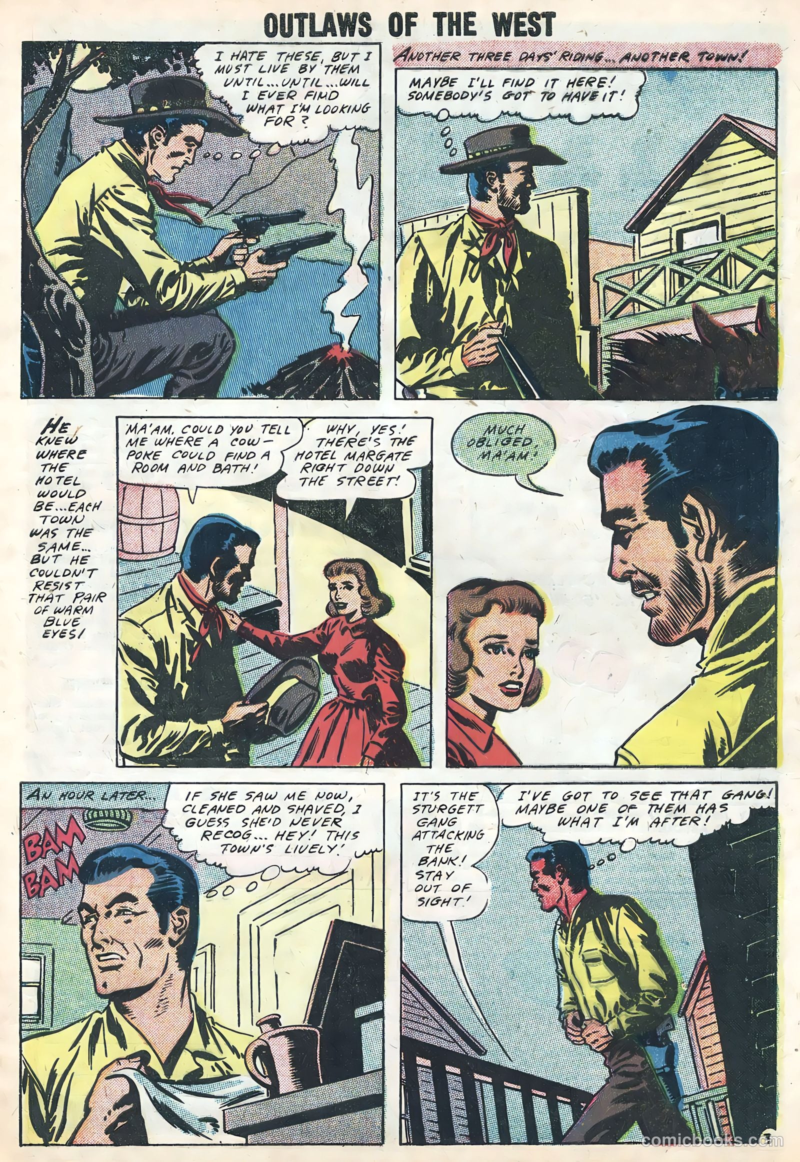 Outlaws of the West #16 (1958) — page 5 of 36