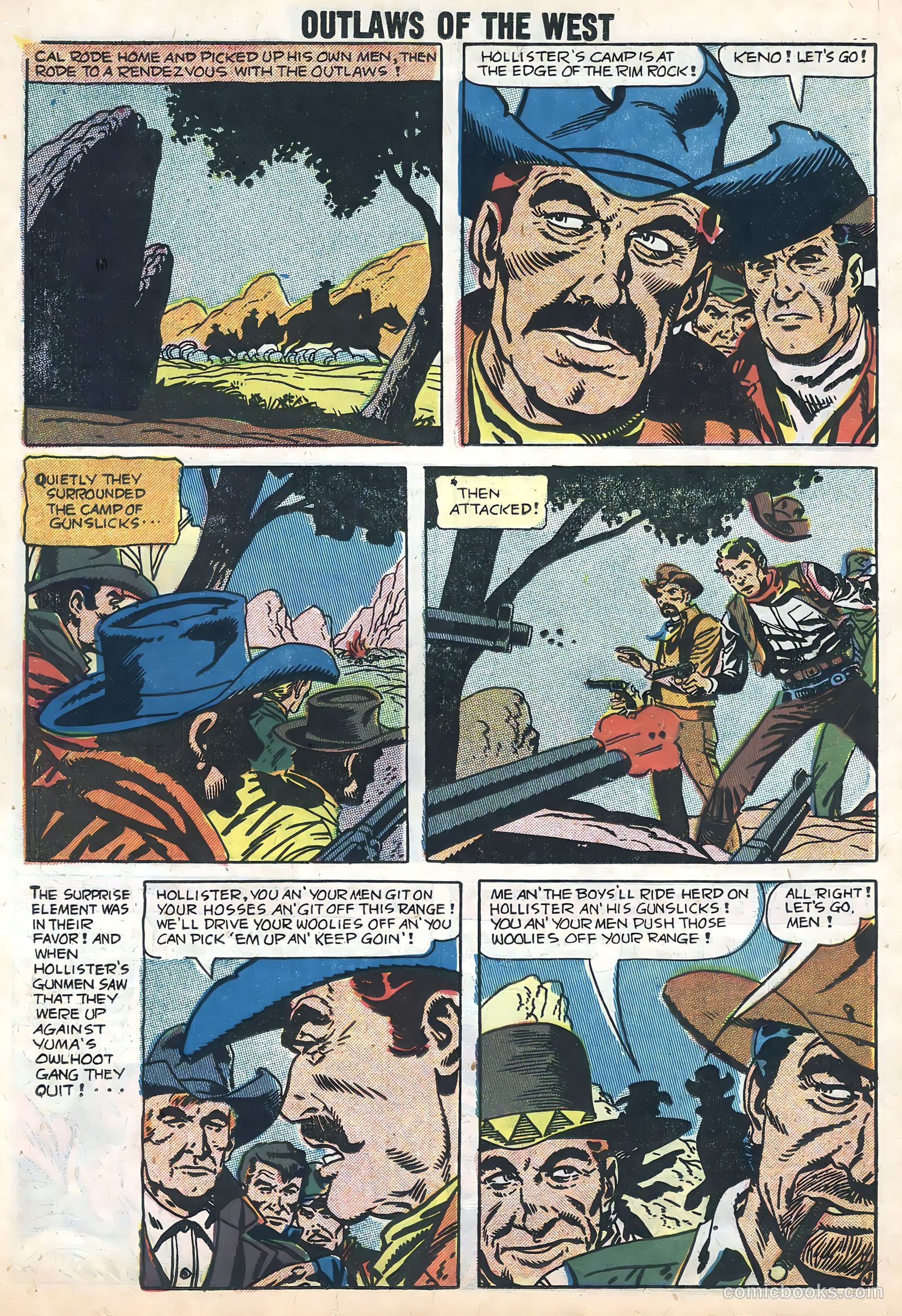Outlaws of the West #16 (1958) — page 14 of 36