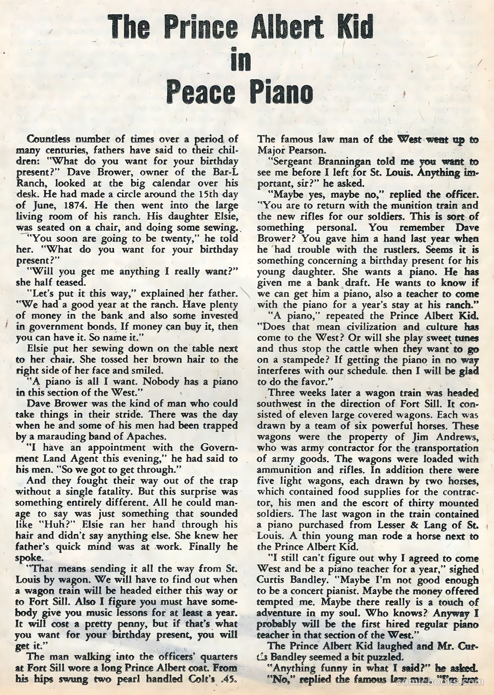 Outlaws of the West #16 (1958) — page 17 of 36
