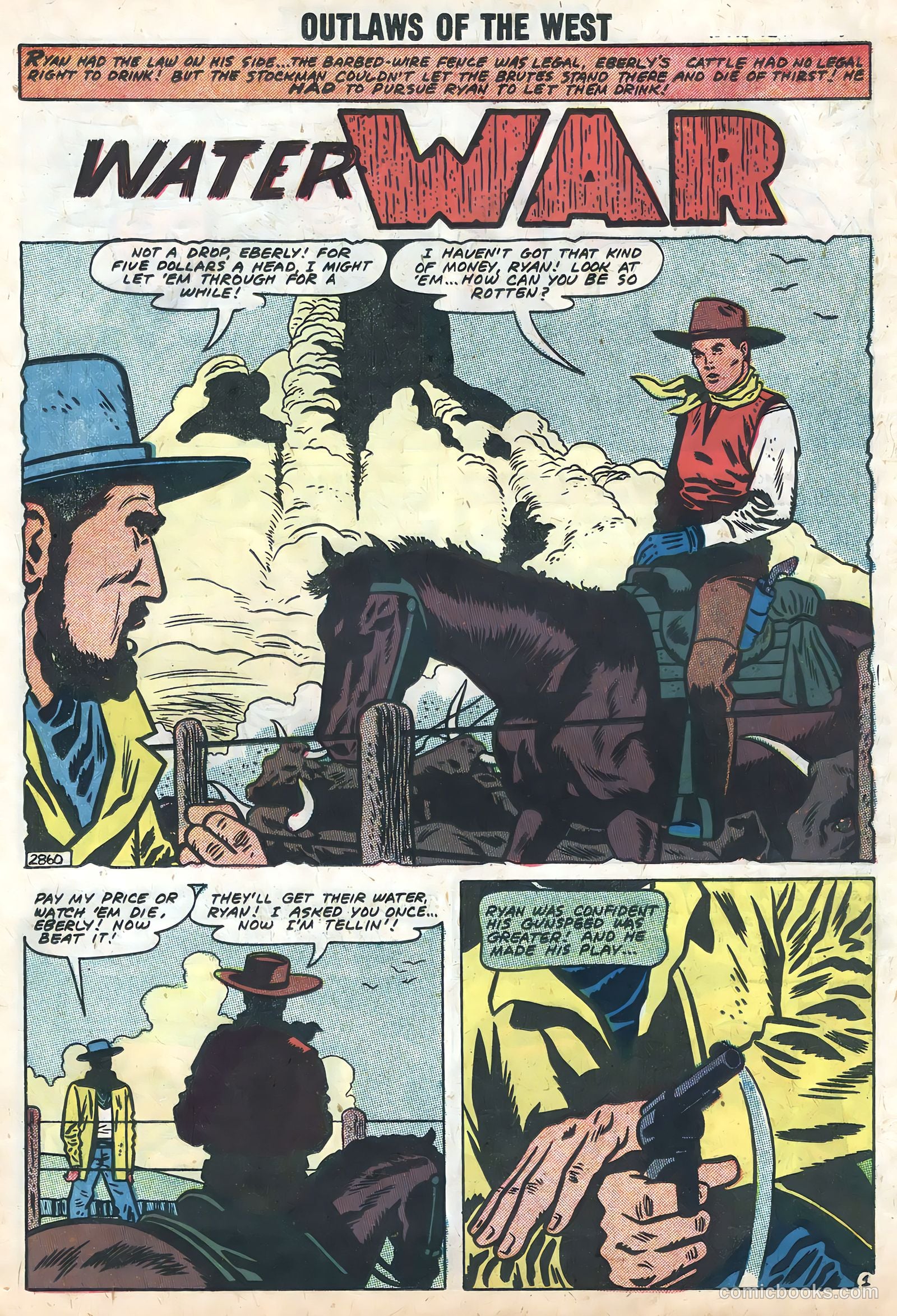 Outlaws of the West #16 (1958) — page 19 of 36