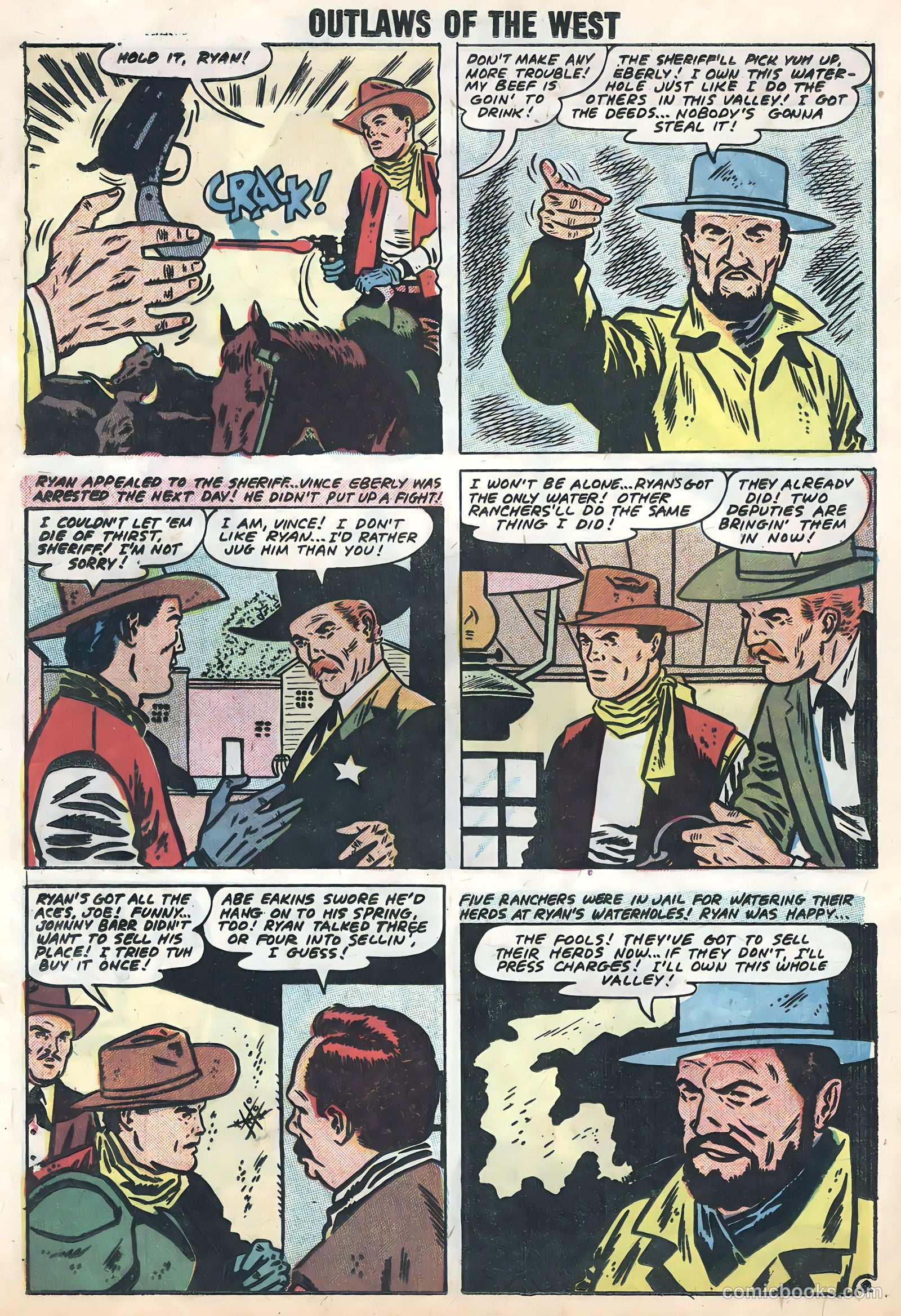 Outlaws of the West #16 (1958) — page 20 of 36