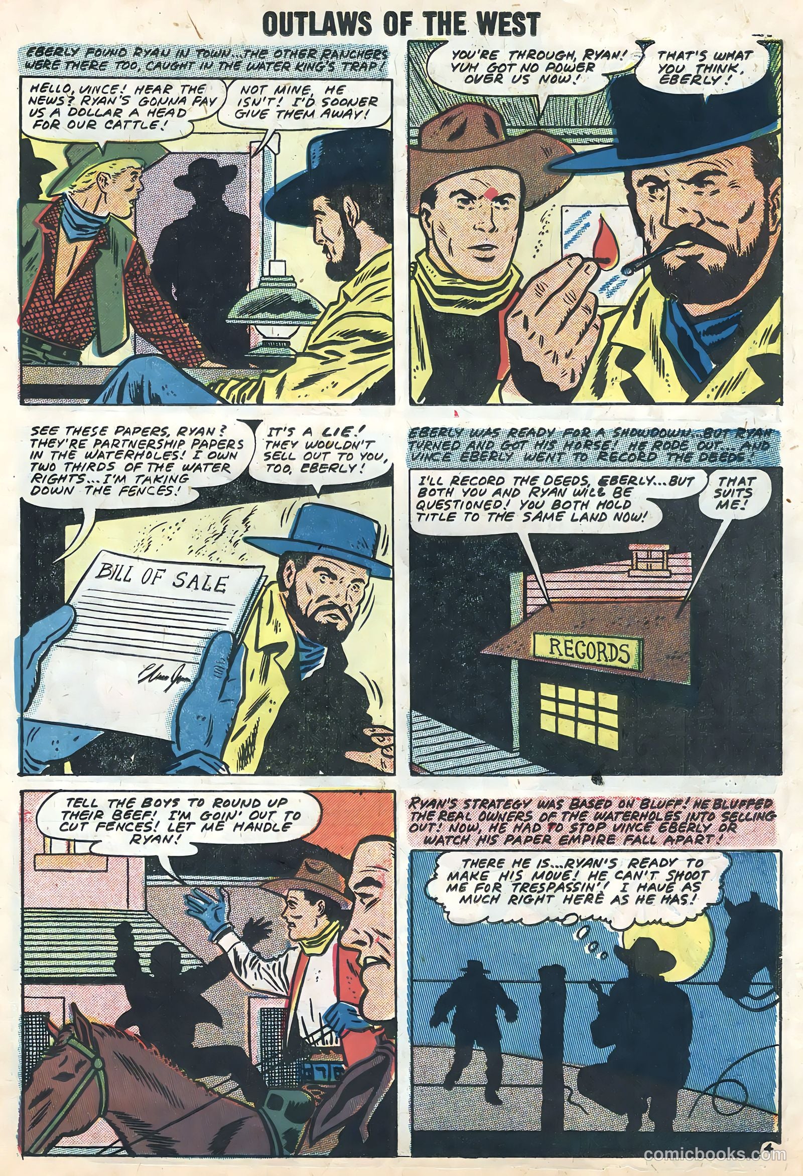 Outlaws of the West #16 (1958) — page 23 of 36