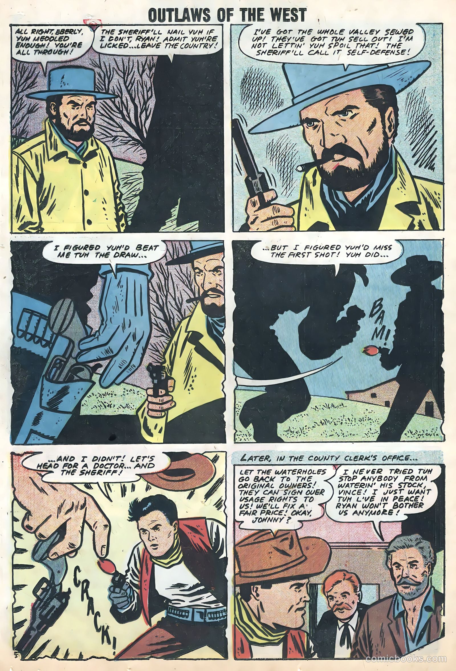 Outlaws of the West #16 (1958) — page 24 of 36