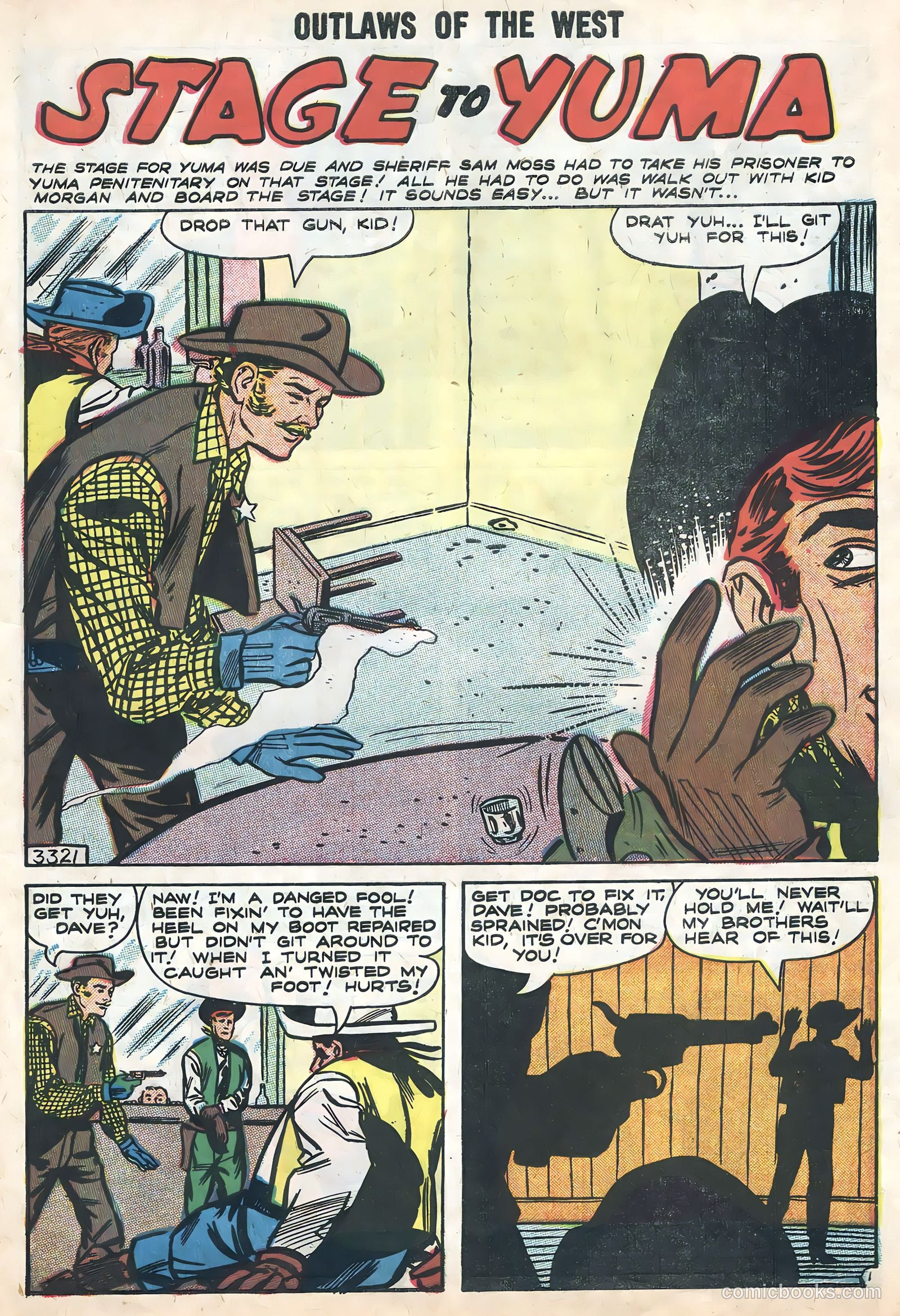 Outlaws of the West #16 (1958) — page 27 of 36