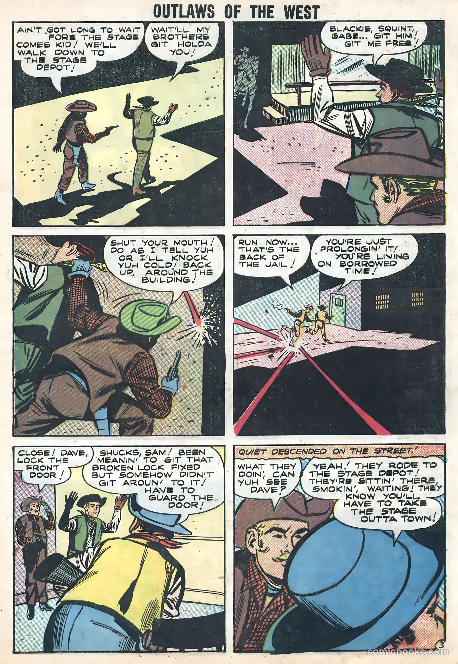 Outlaws of the West #16 (1958) — page 29 of 36