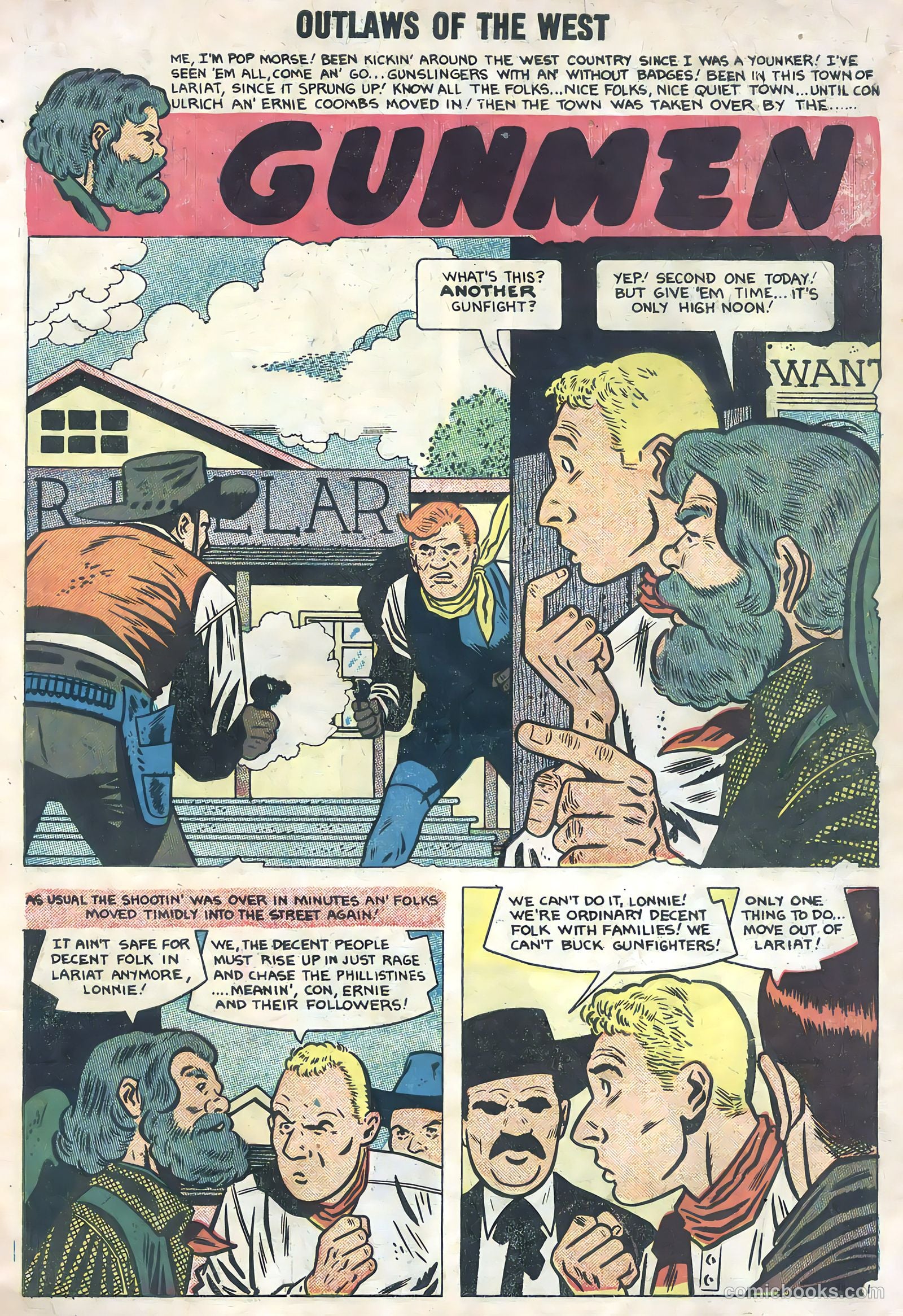 Outlaws of the West #17 (1958) — page 3 of 36