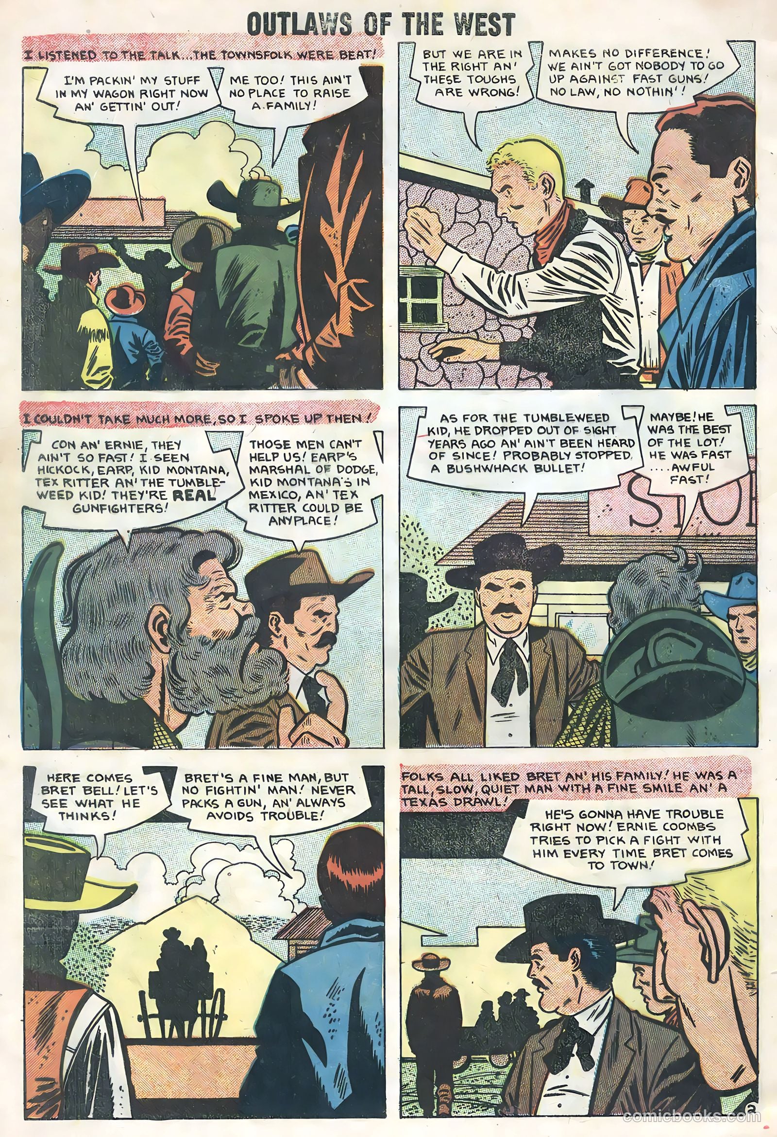 Outlaws of the West #17 (1958) — page 4 of 36