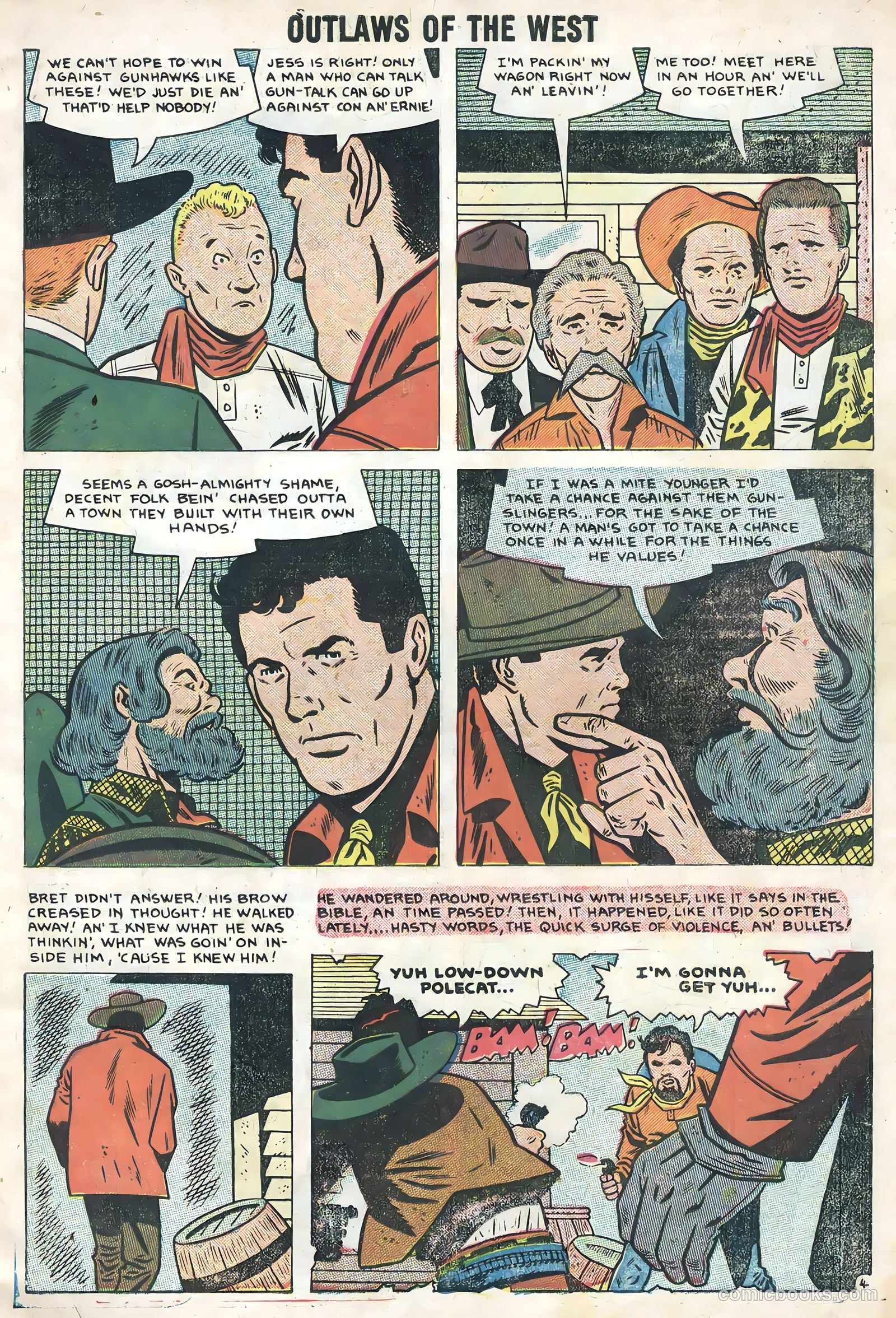 Outlaws of the West #17 (1958) — page 7 of 36