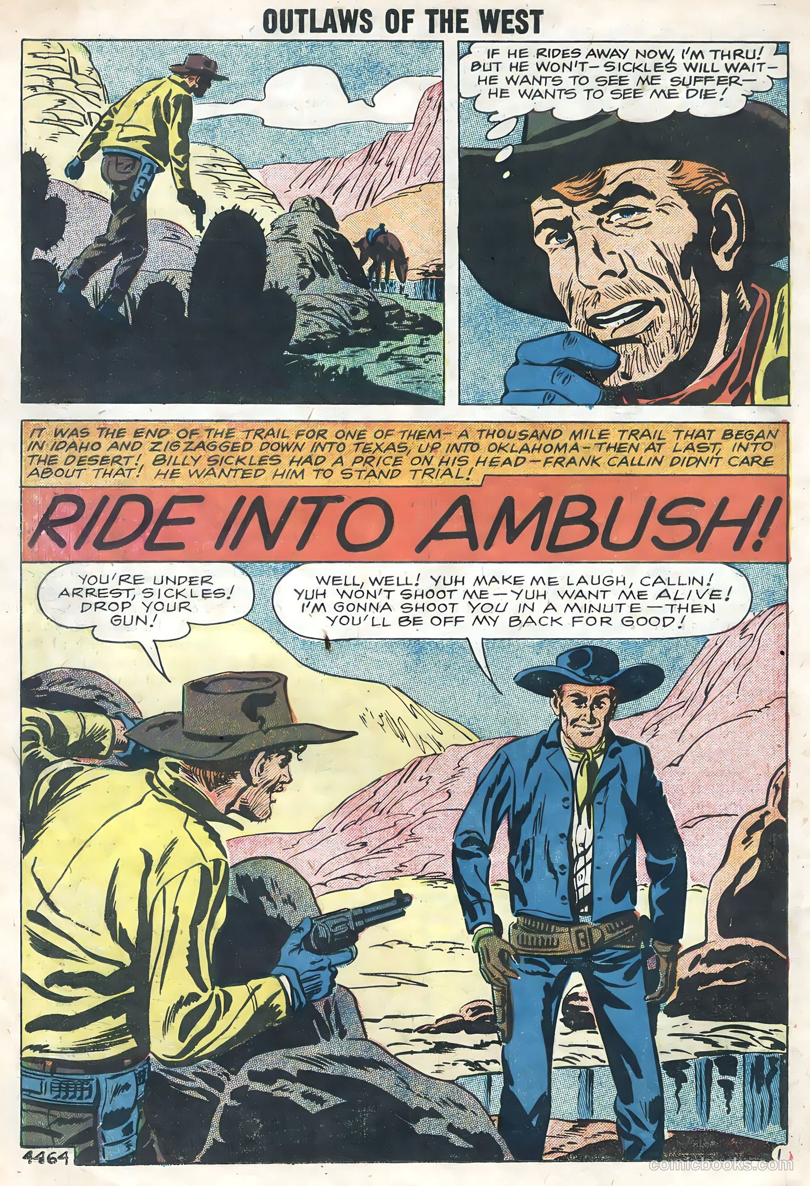 Outlaws of the West #17 (1958) — page 18 of 36