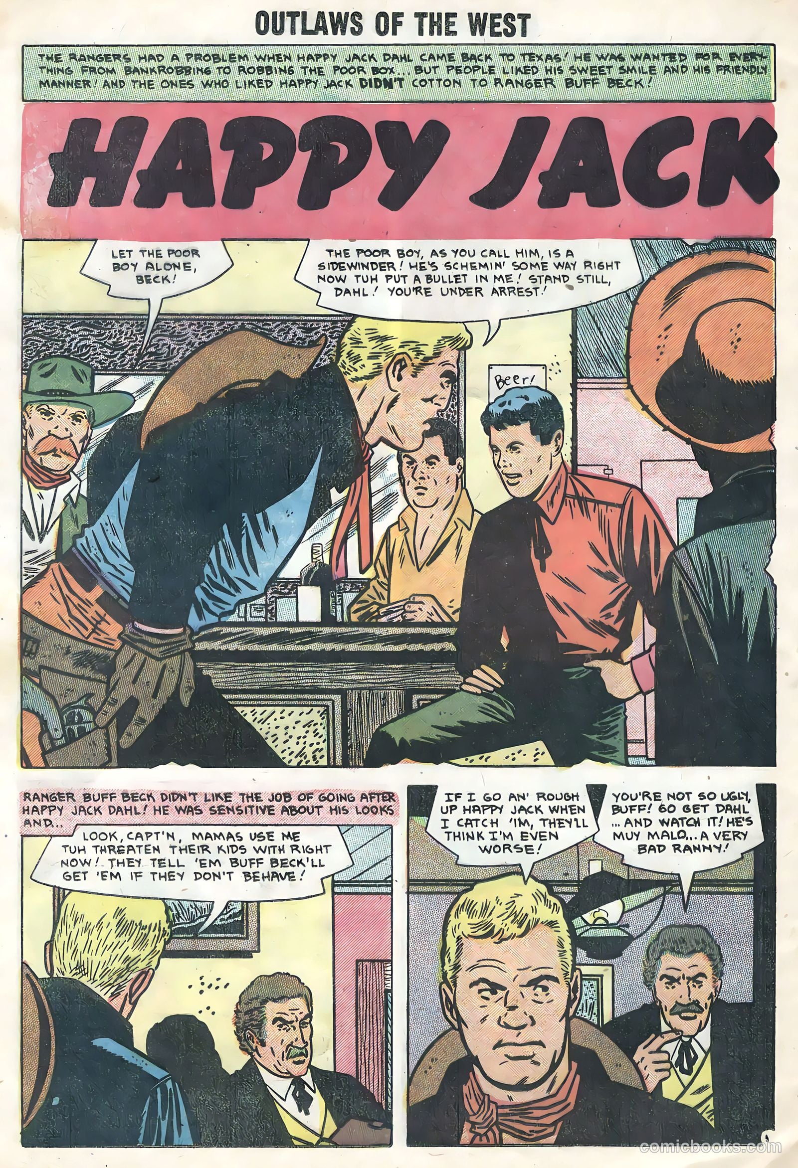 Outlaws of the West #17 (1958) — page 24 of 36