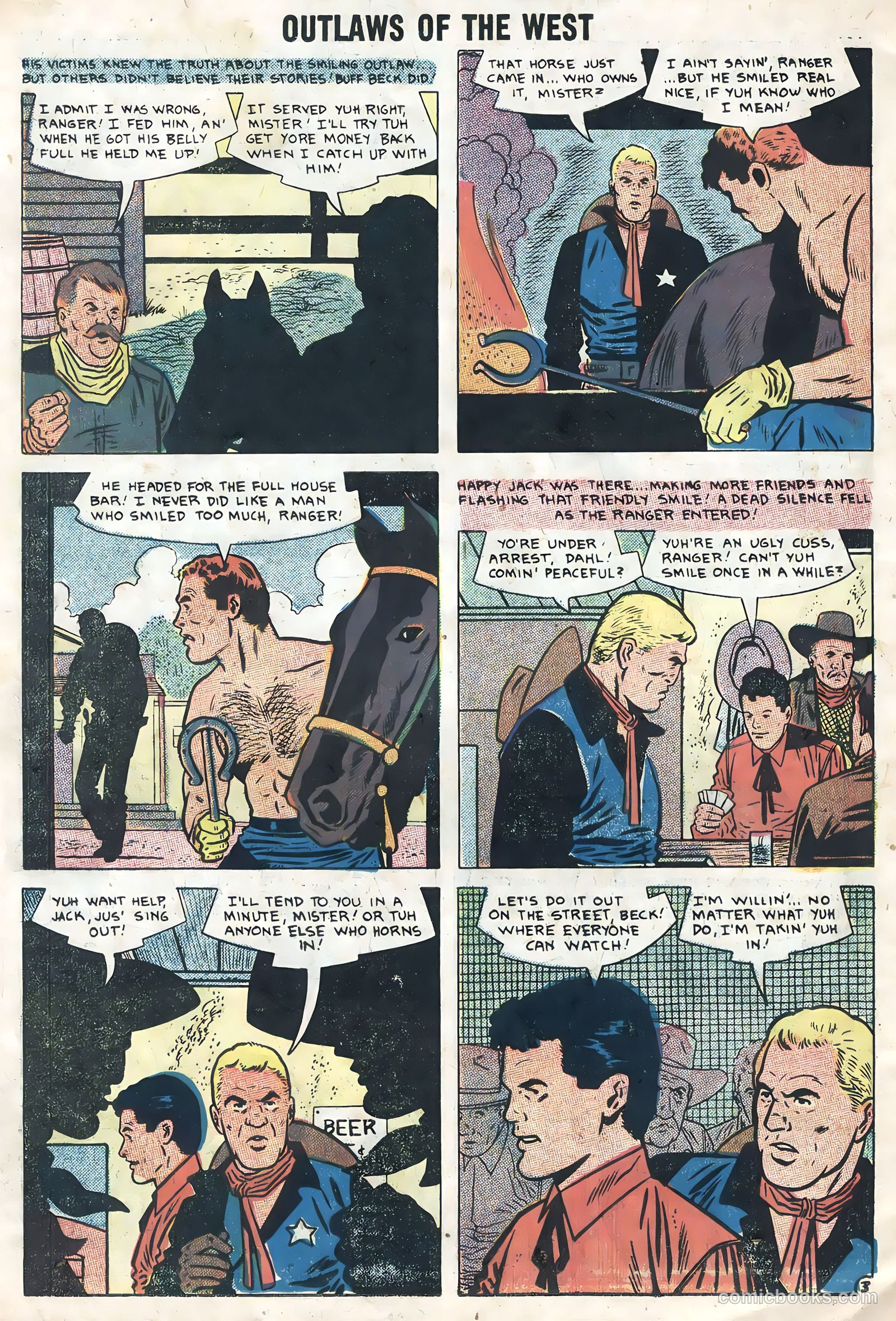 Outlaws of the West #17 (1958) — page 26 of 36