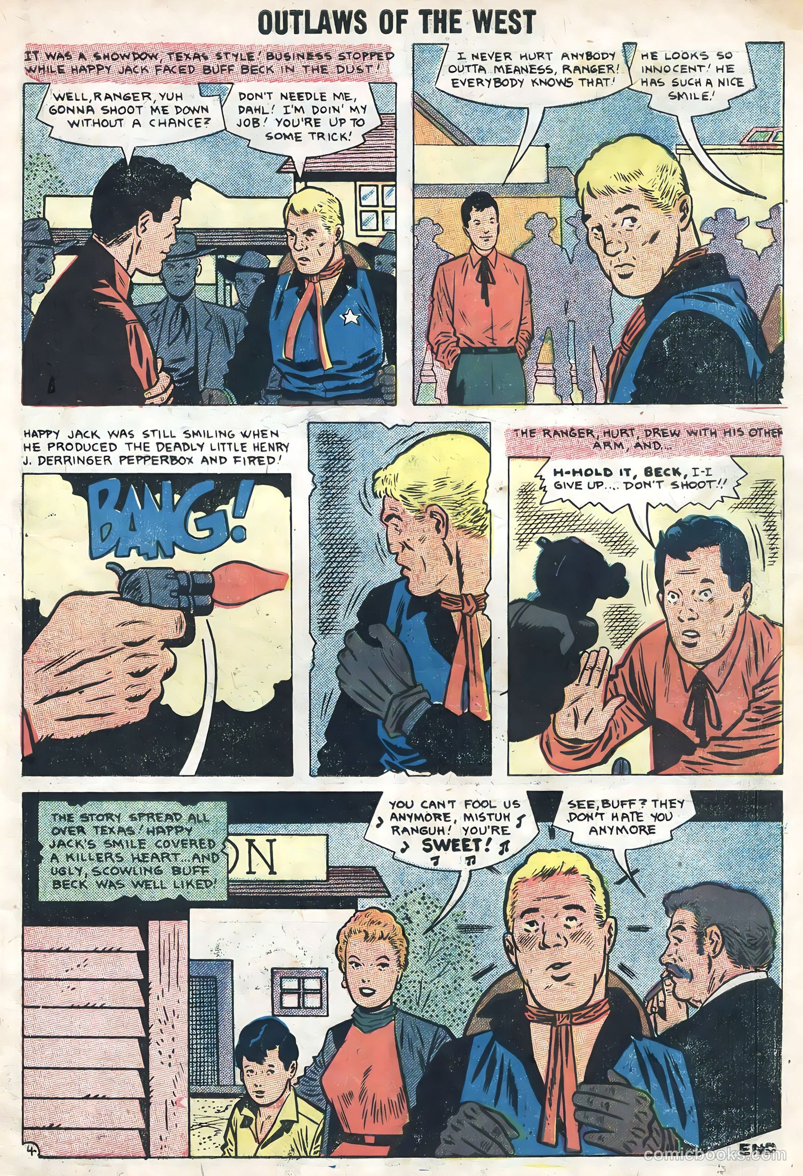 Outlaws of the West #17 (1958) — page 27 of 36
