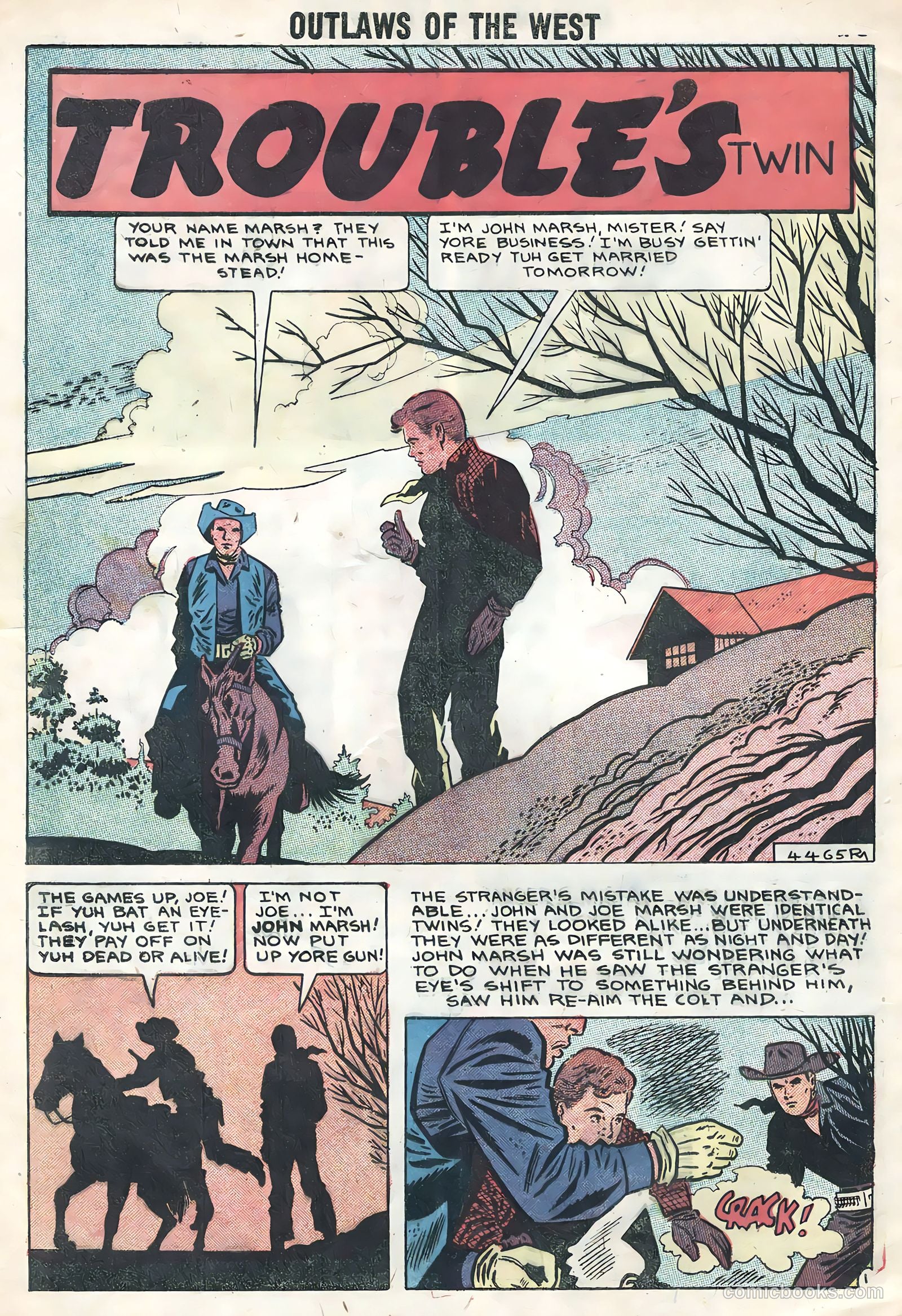 Outlaws of the West #17 (1958) — page 28 of 36