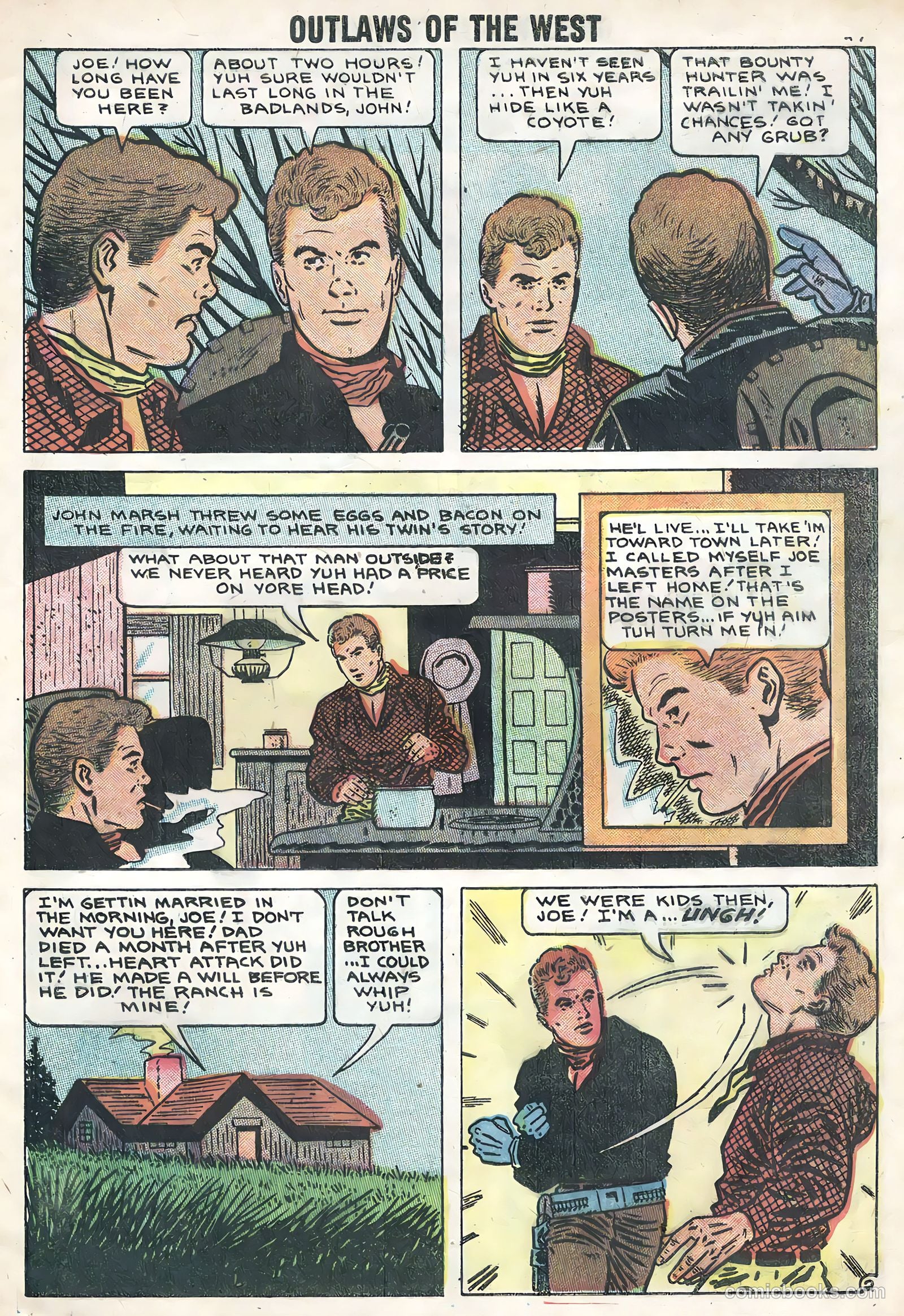 Outlaws of the West #17 (1958) — page 29 of 36