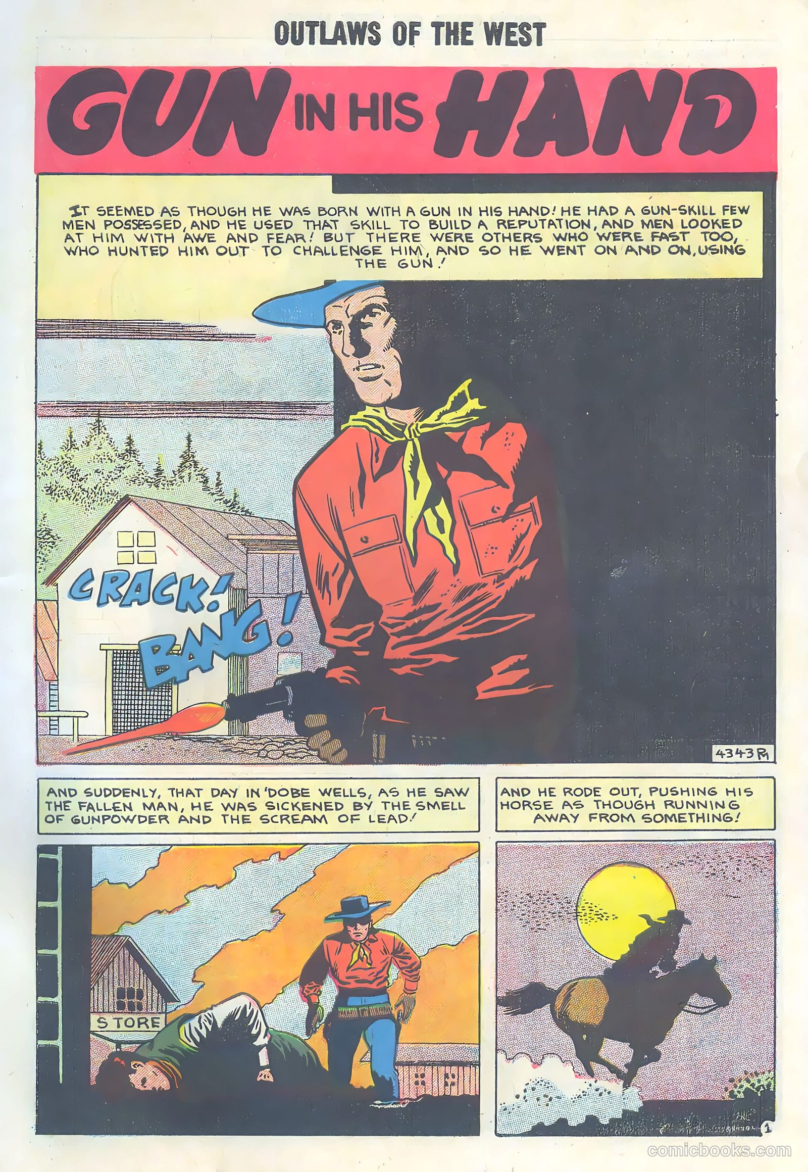 Outlaws of the West #18 (1959) — page 3 of 36