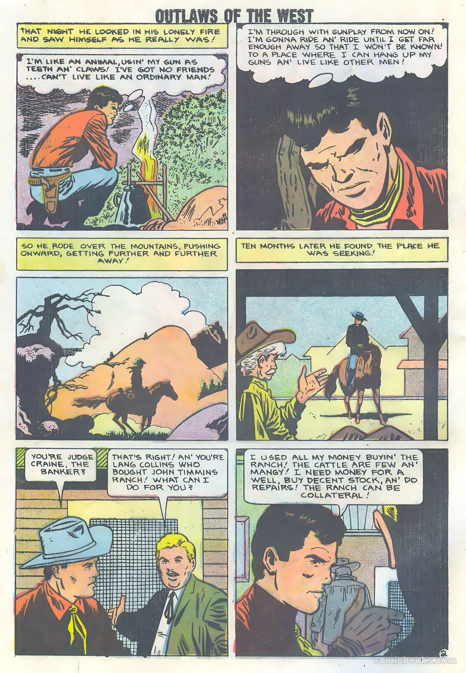 Outlaws of the West #18 (1959) — page 4 of 36