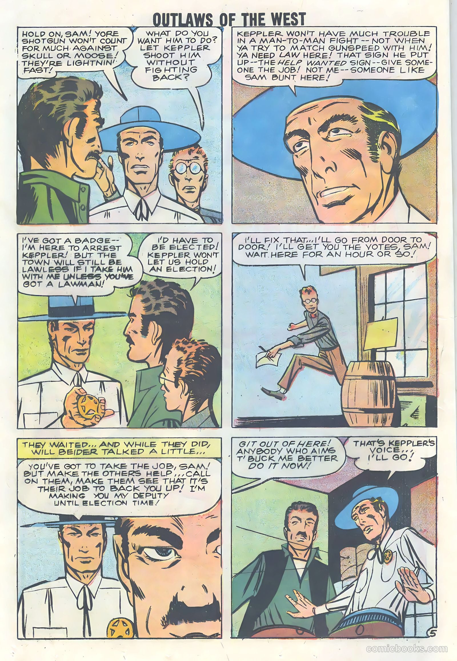 Outlaws of the West #18 (1959) — page 16 of 36