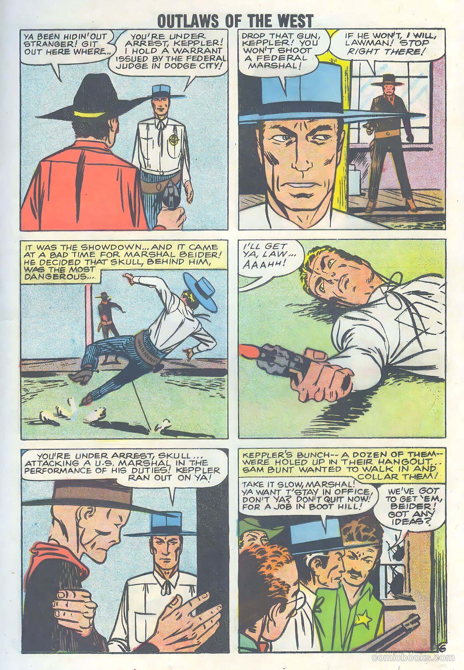 Outlaws of the West #18 (1959) — page 17 of 36