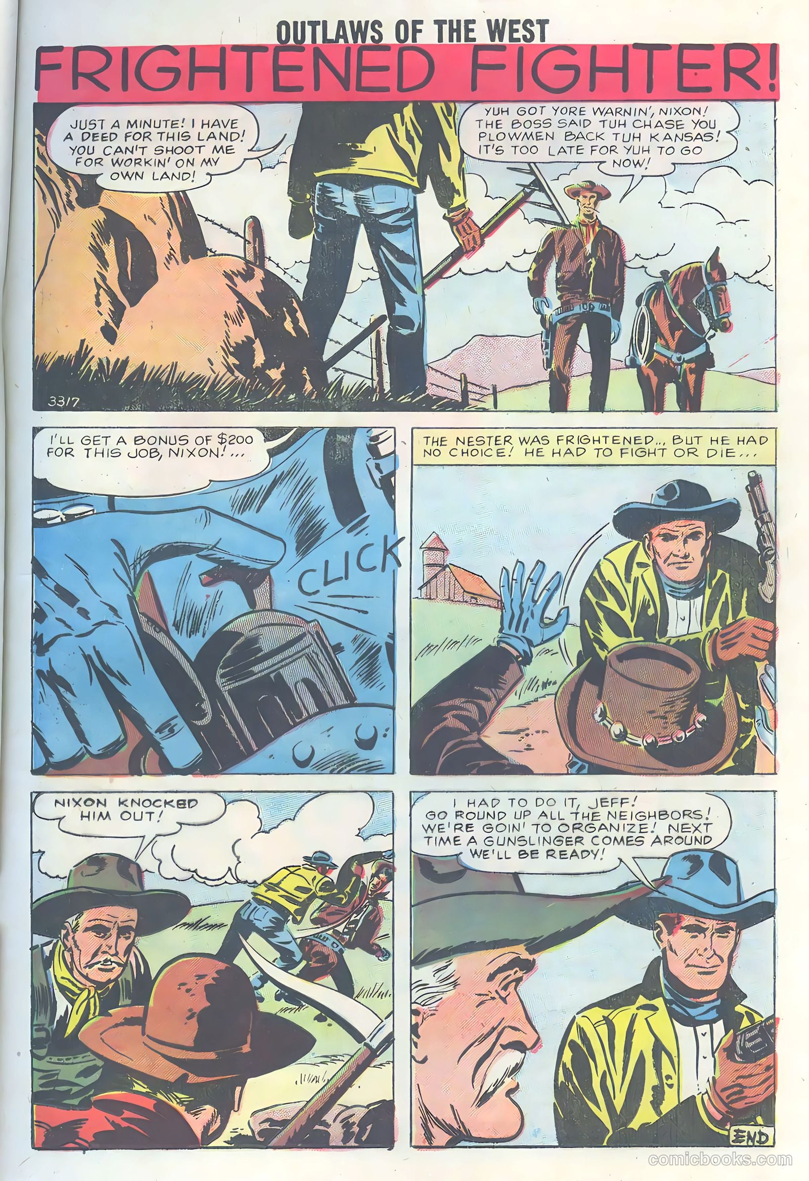 Outlaws of the West #18 (1959) — page 21 of 36