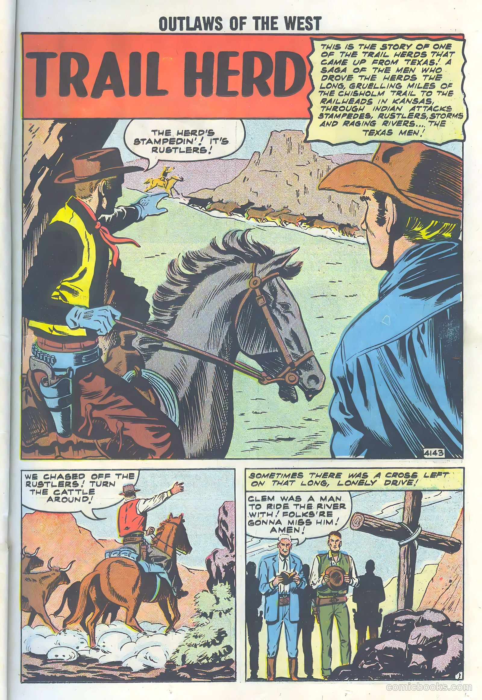 Outlaws of the West #18 (1959) — page 23 of 36