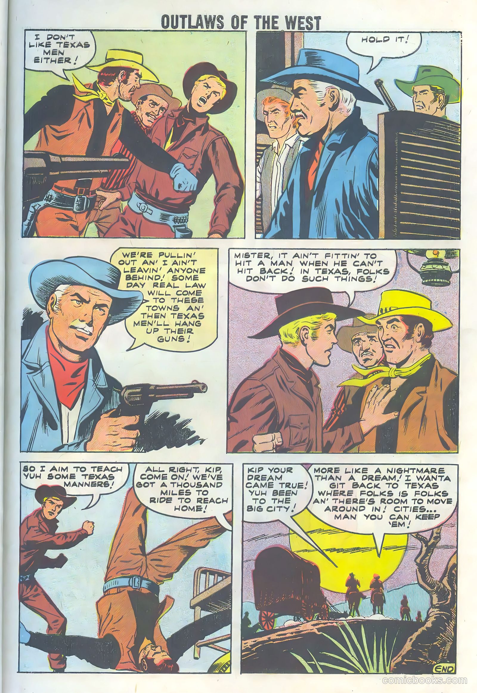 Outlaws of the West #18 (1959) — page 27 of 36