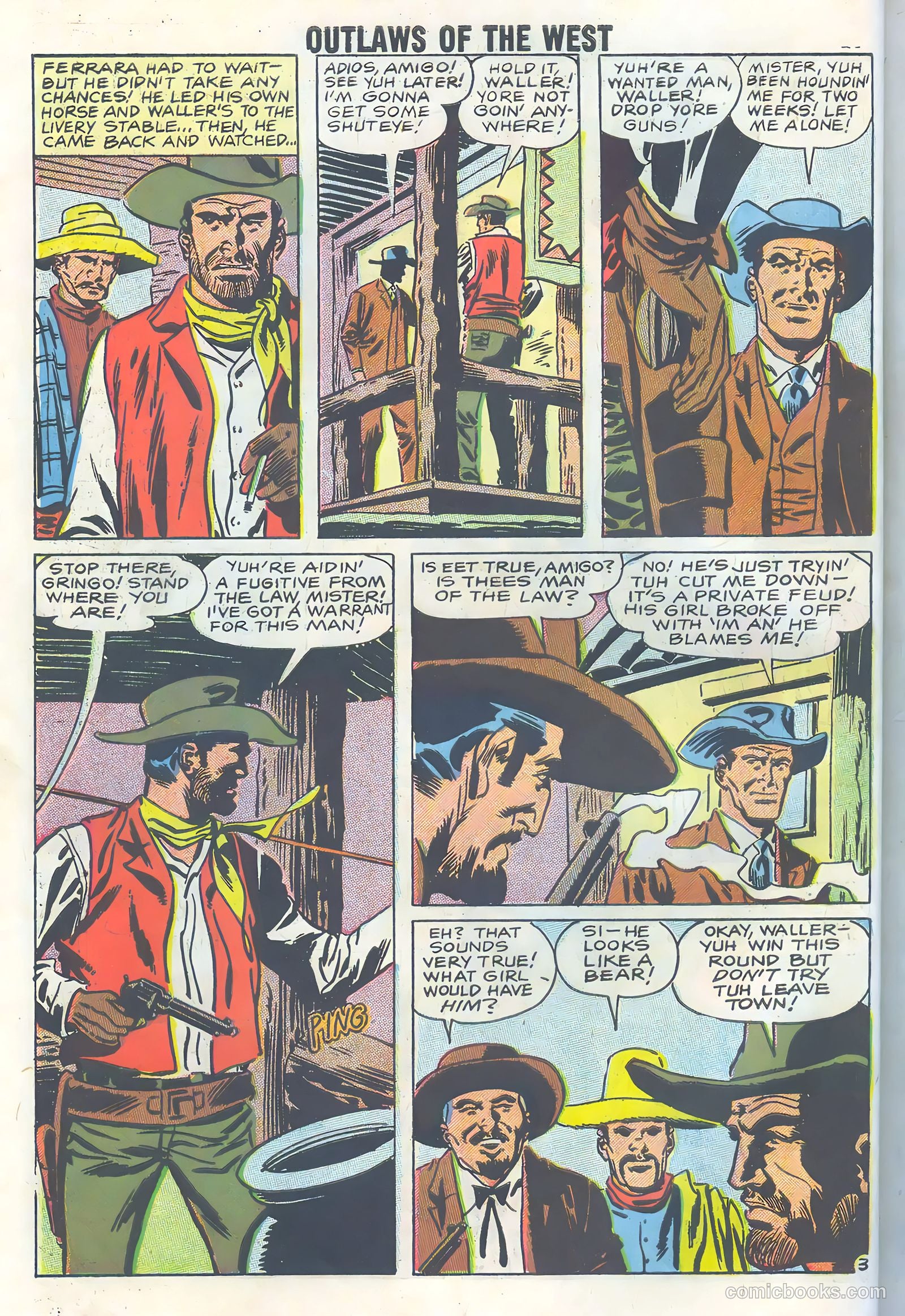 Outlaws of the West #18 (1959) — page 30 of 36