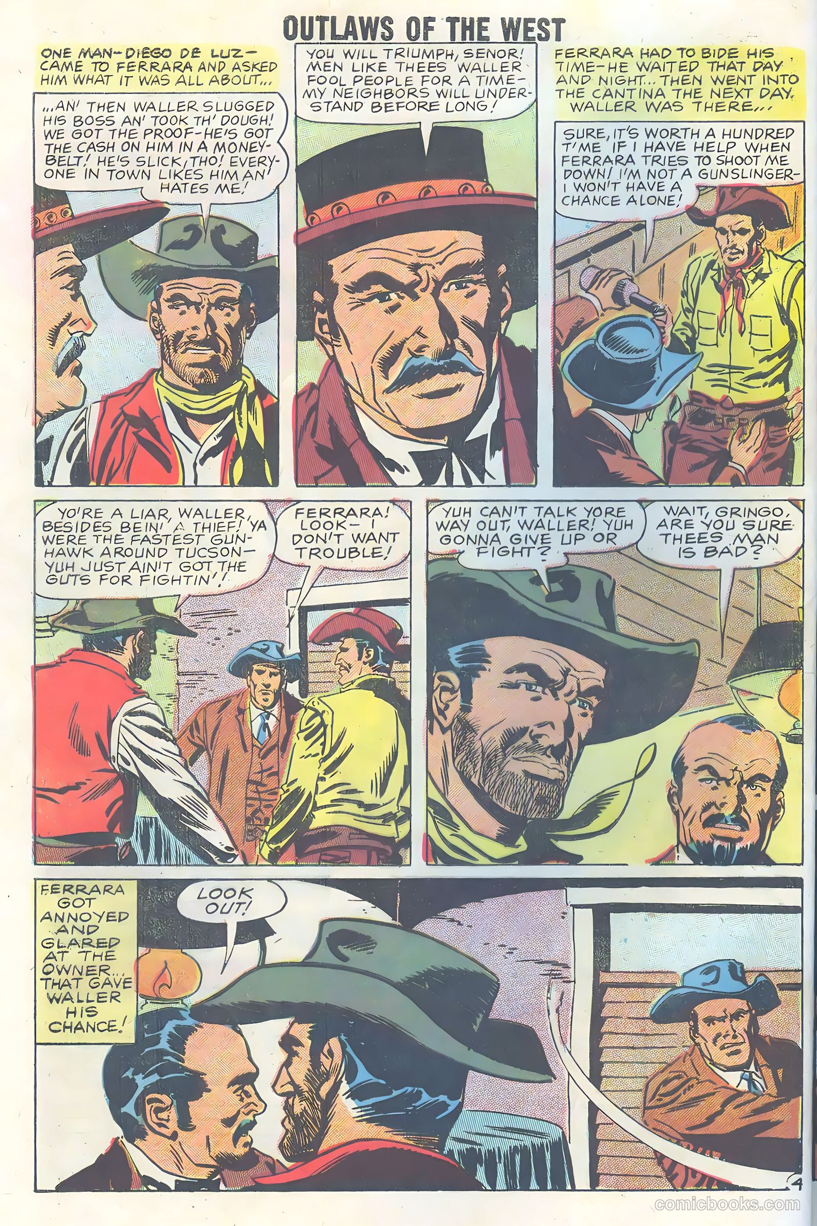 Outlaws of the West #18 (1959) — page 32 of 36
