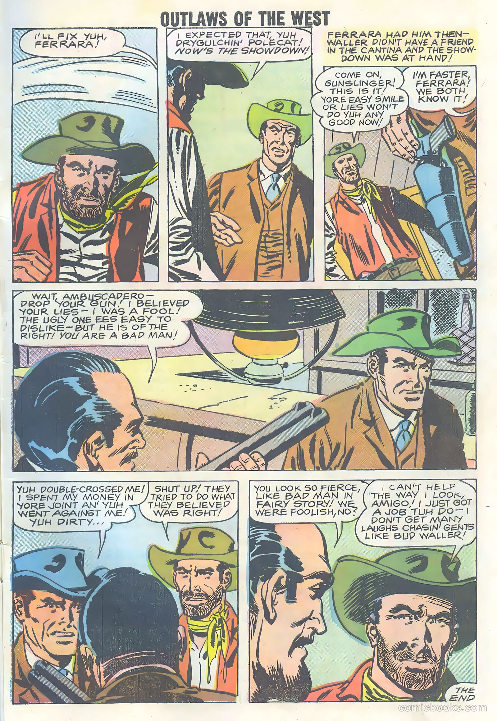Outlaws of the West #18 (1959) — page 33 of 36