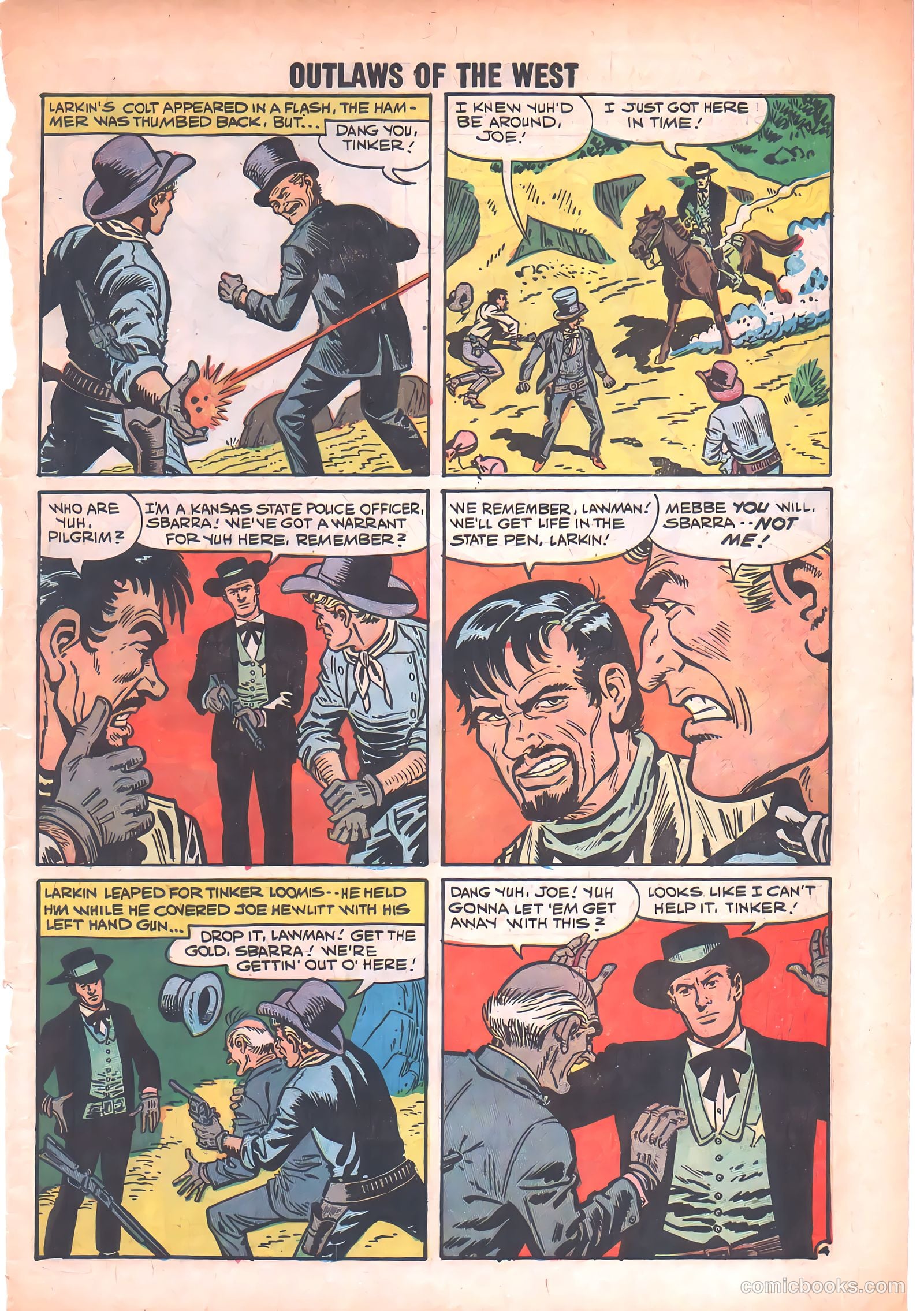 Outlaws of the West #19 (1959) — page 7 of 36