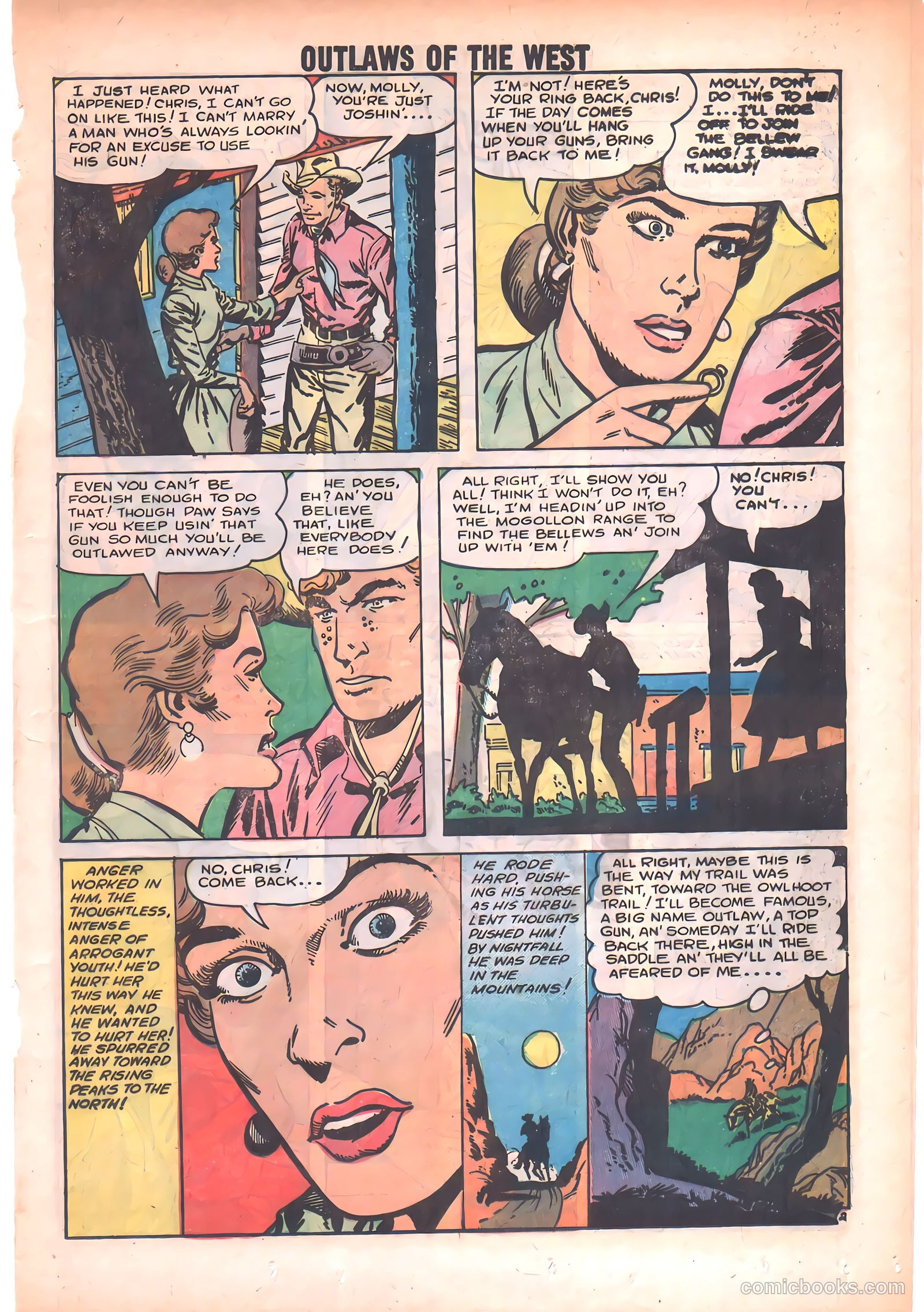 Outlaws of the West #19 (1959) — page 13 of 36
