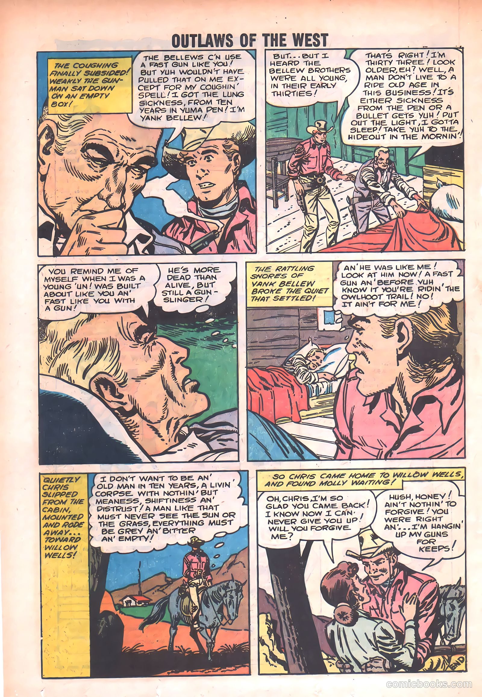 Outlaws of the West #19 (1959) — page 16 of 36