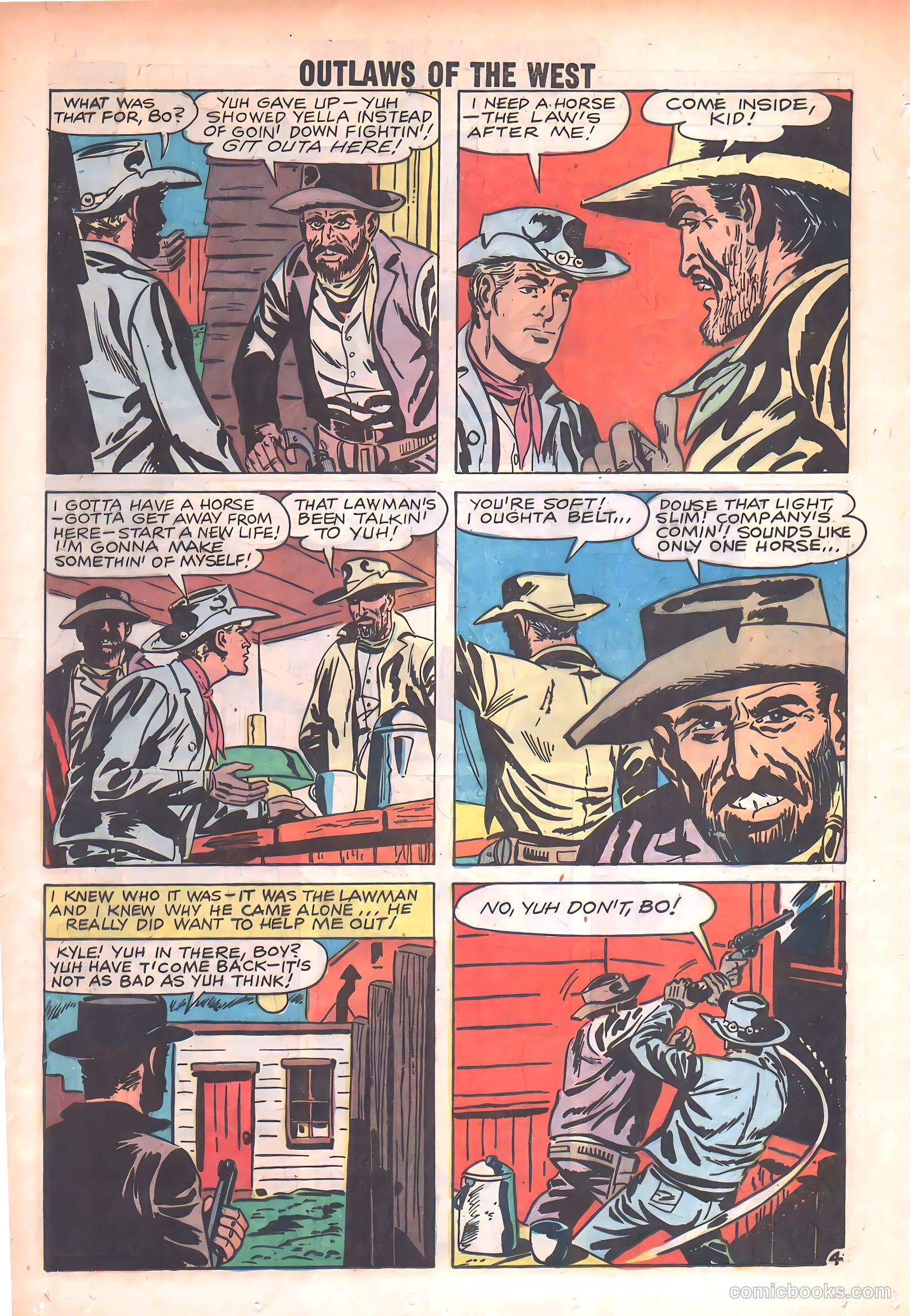 Outlaws of the West #19 (1959) — page 20 of 36