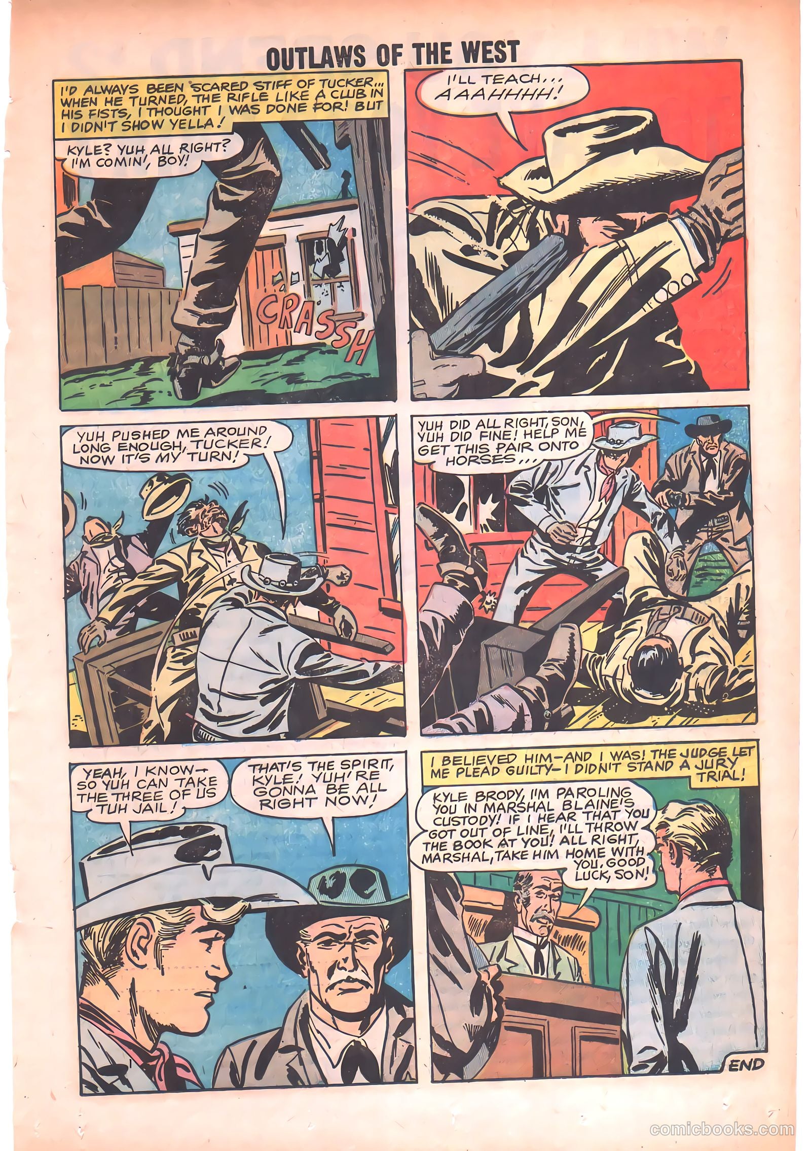 Outlaws of the West #19 (1959) — page 21 of 36