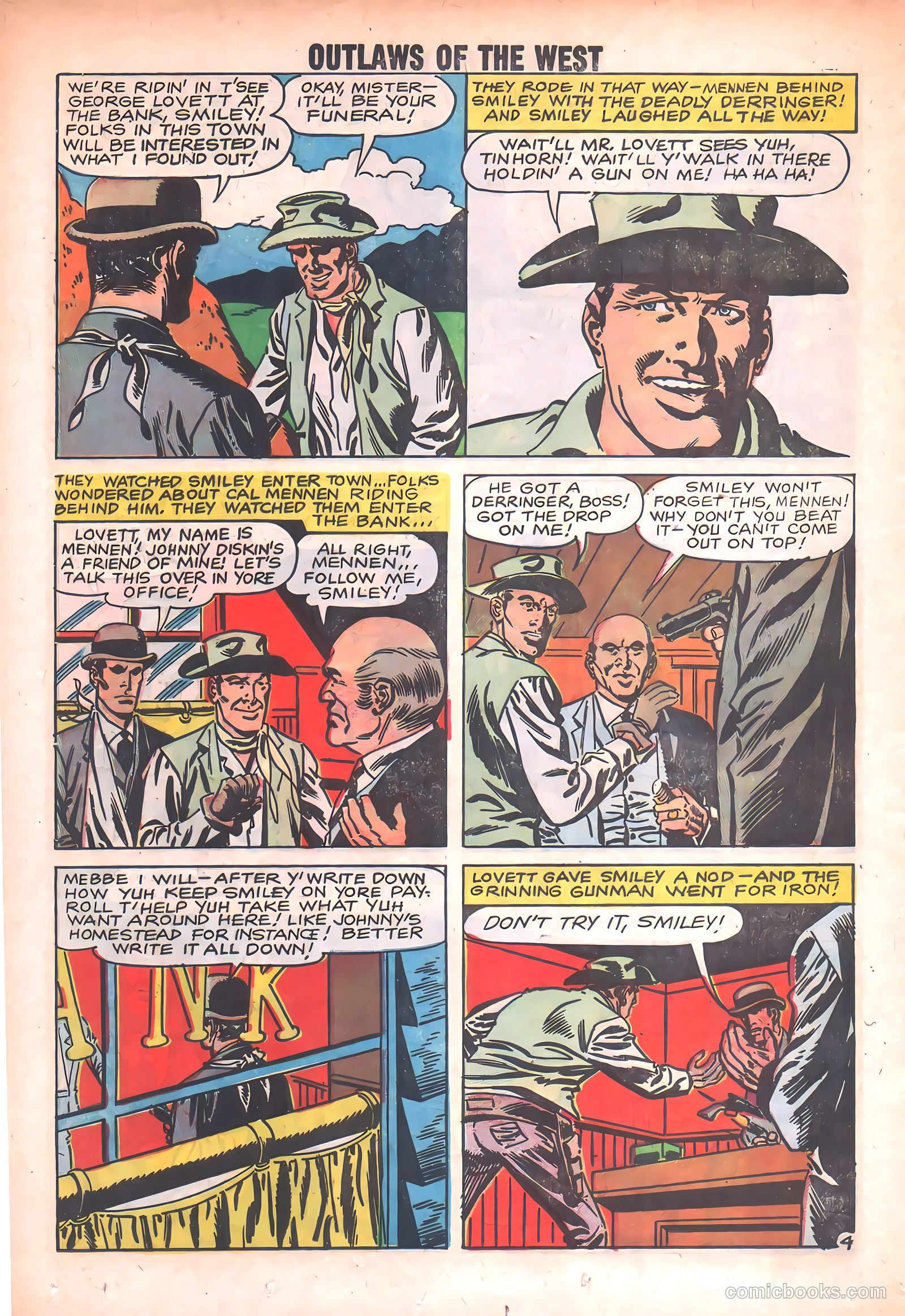 Outlaws of the West #19 (1959) — page 26 of 36