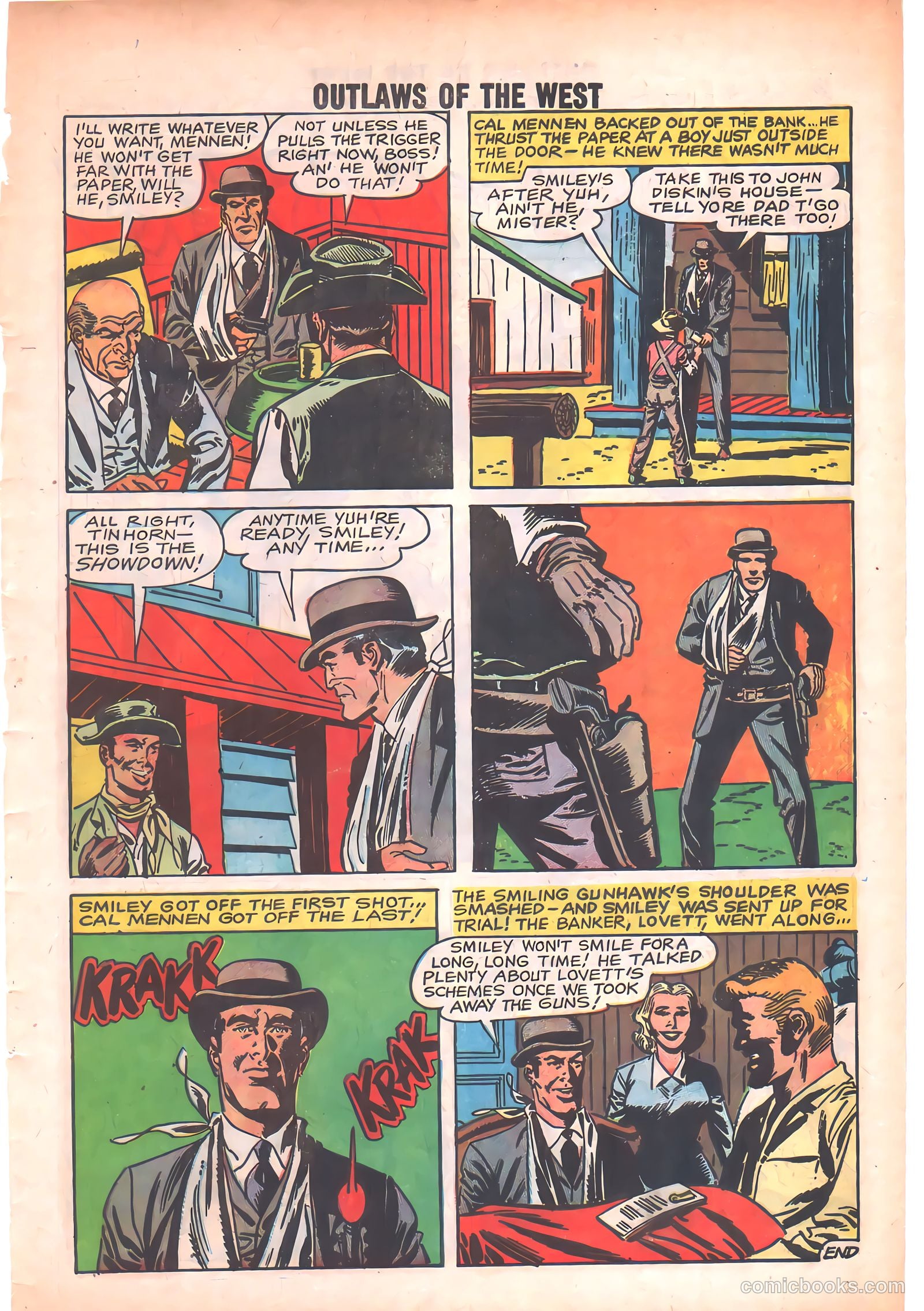 Outlaws of the West #19 (1959) — page 27 of 36