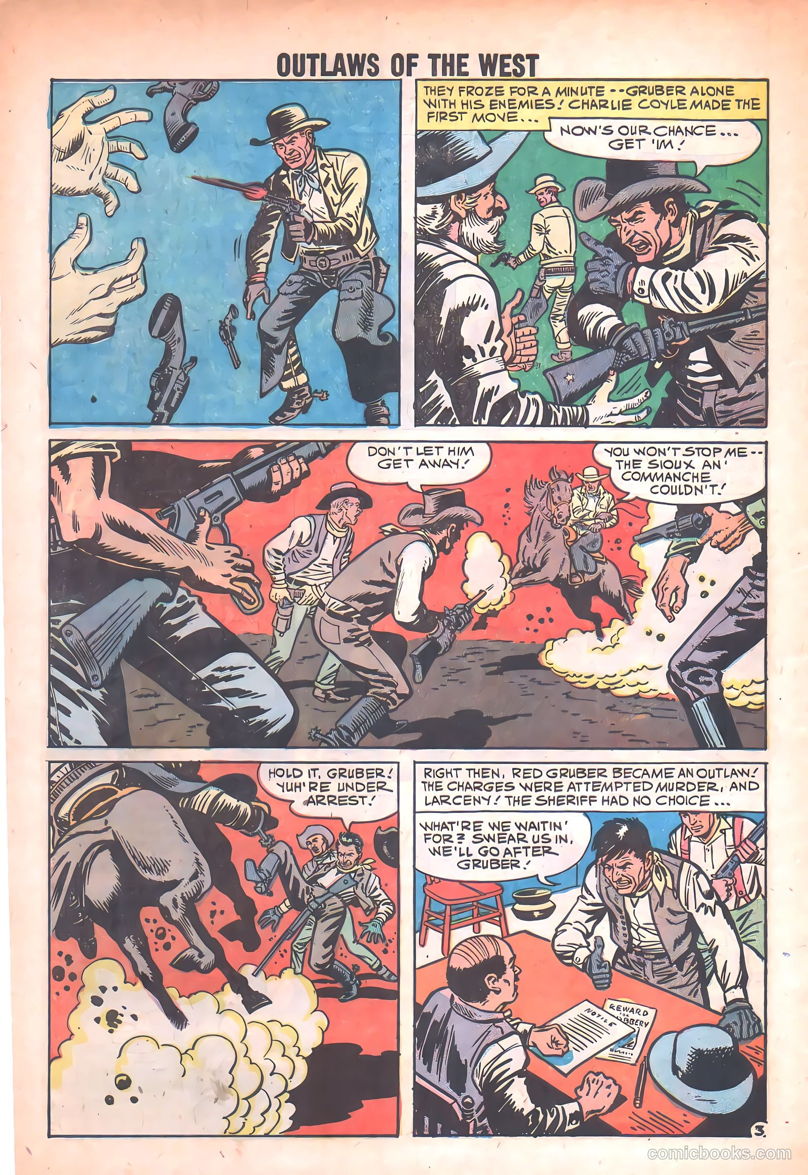 Outlaws of the West #19 (1959) — page 30 of 36