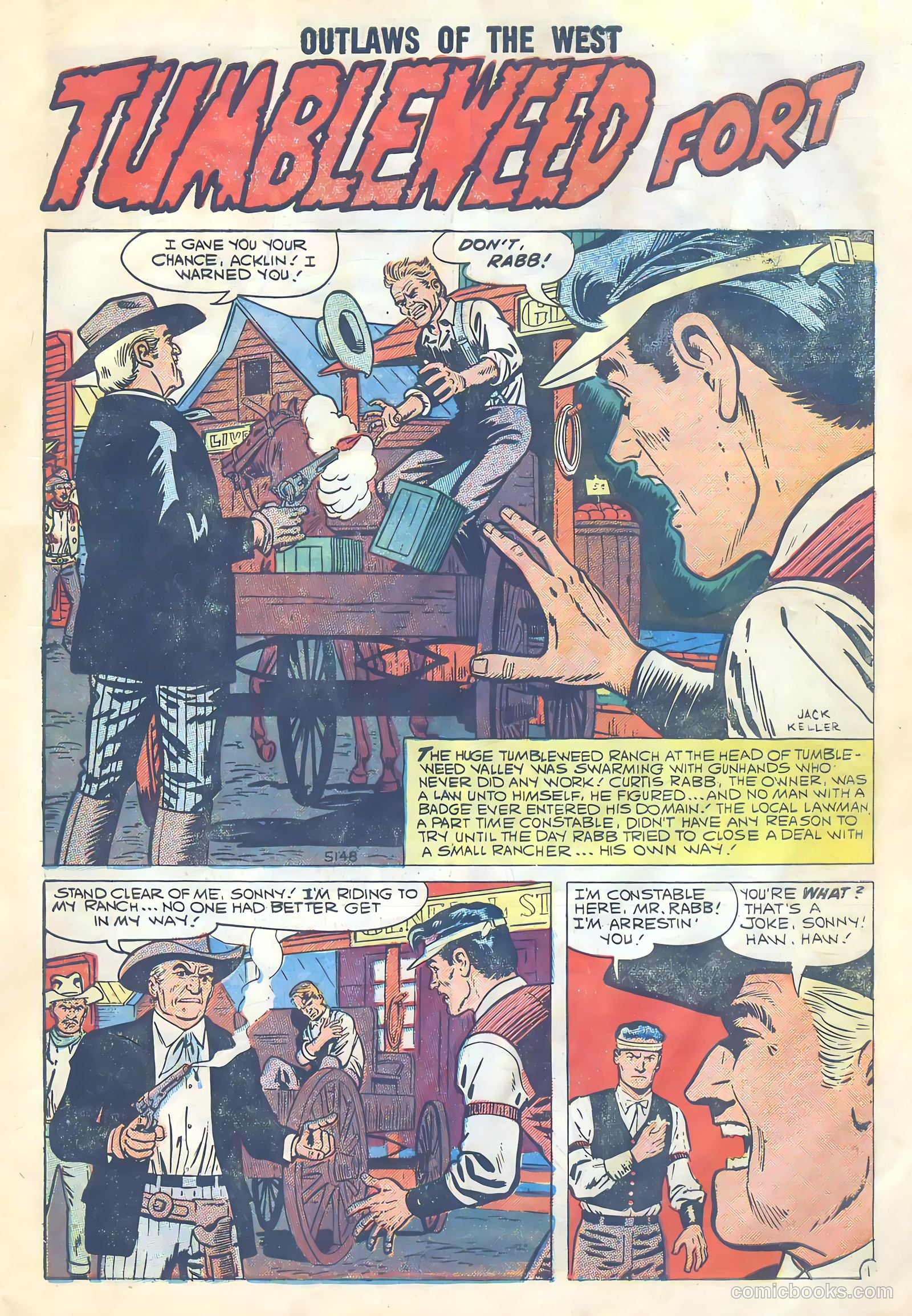 Outlaws of the West #20 (1959) — page 3 of 35