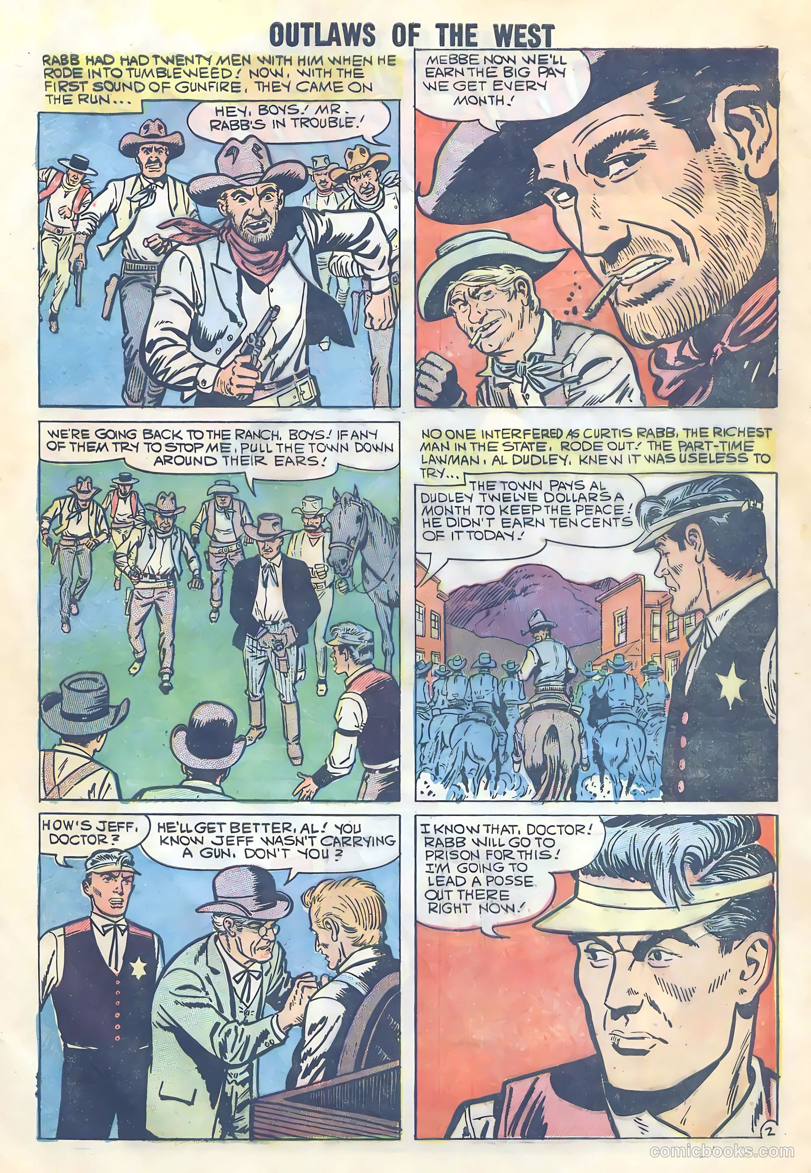 Outlaws of the West #20 (1959) — page 4 of 35