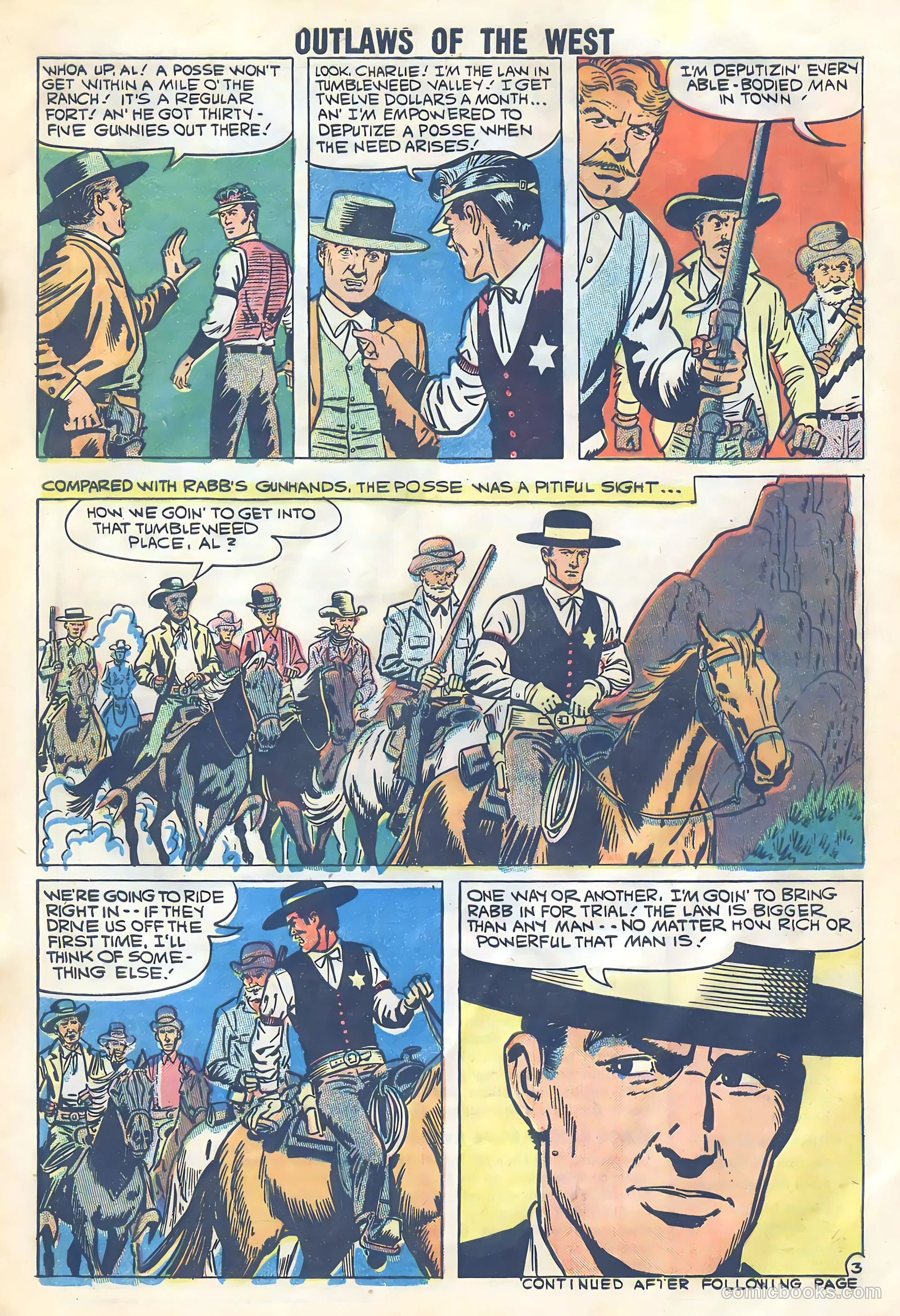 Outlaws of the West #20 (1959) — page 5 of 35
