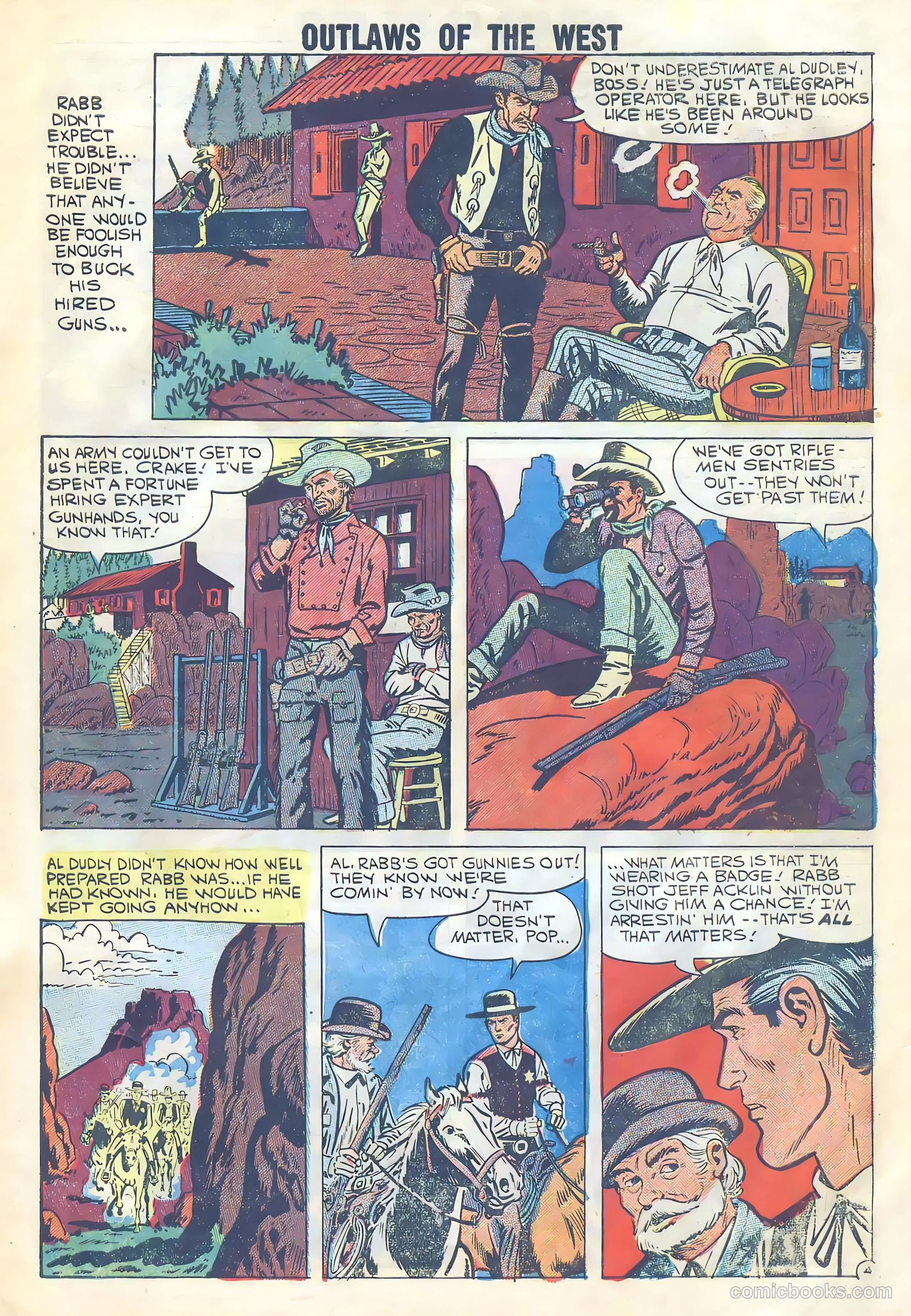 Outlaws of the West #20 (1959) — page 7 of 35
