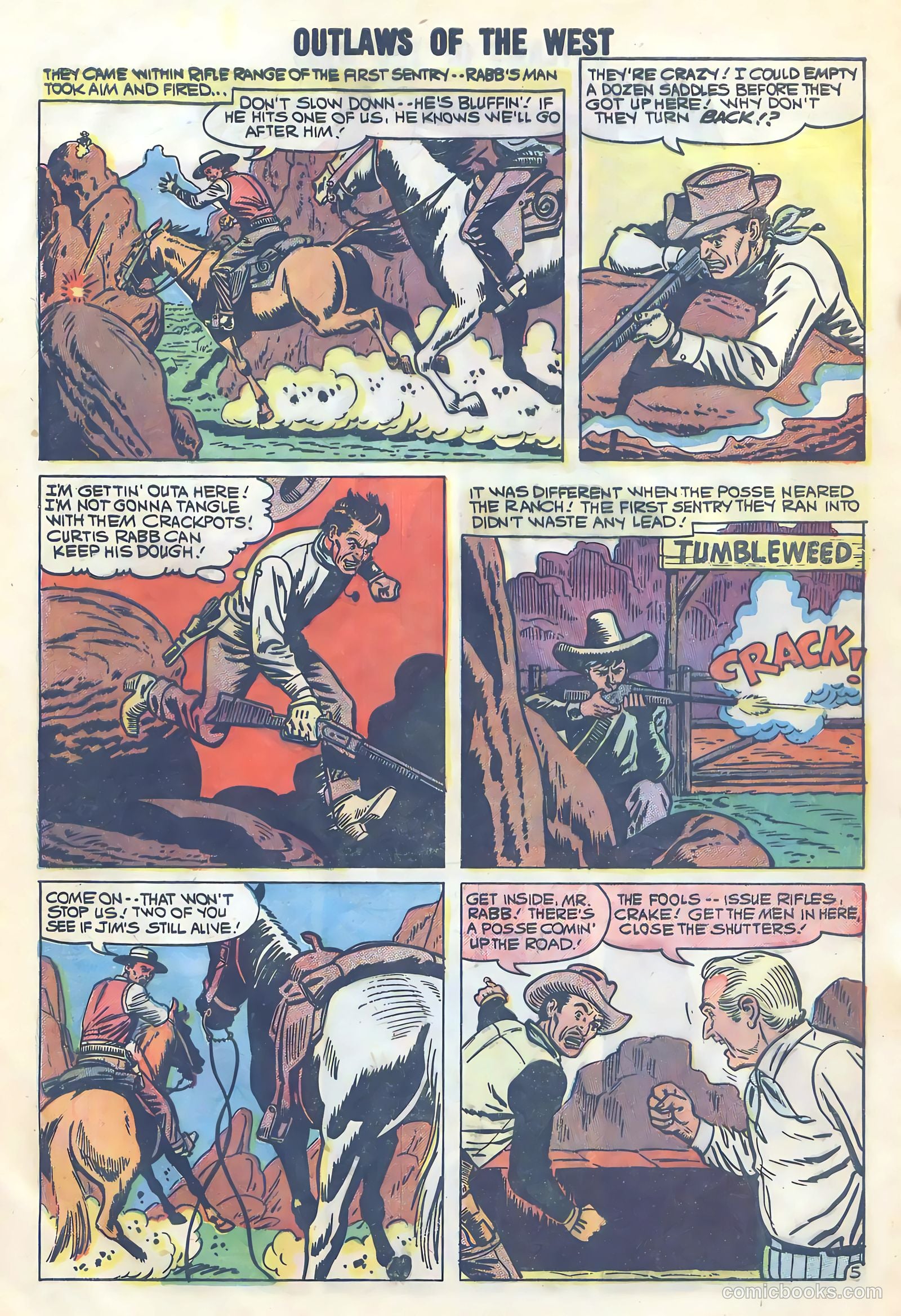 Outlaws of the West #20 (1959) — page 8 of 35