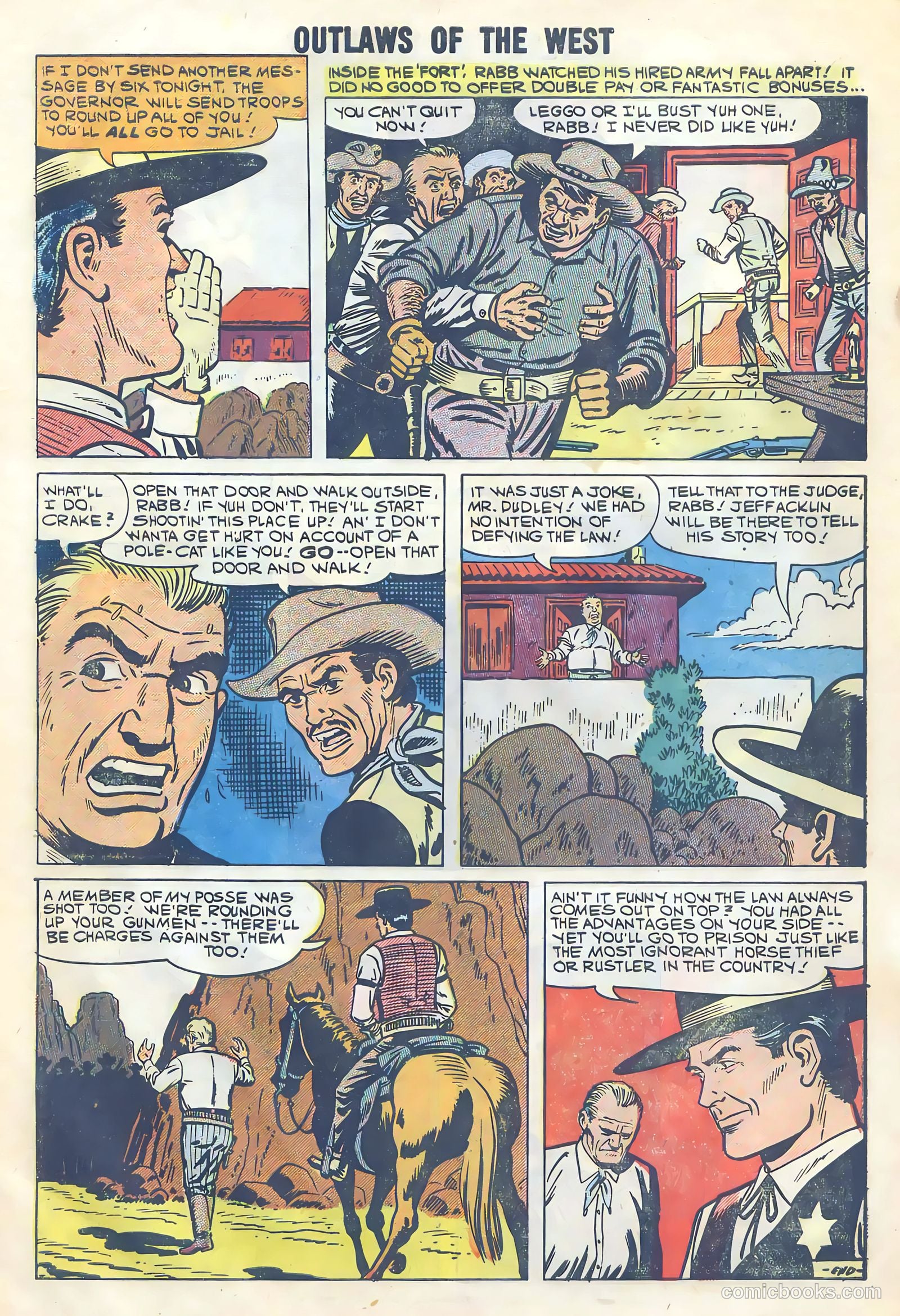 Outlaws of the West #20 (1959) — page 10 of 35