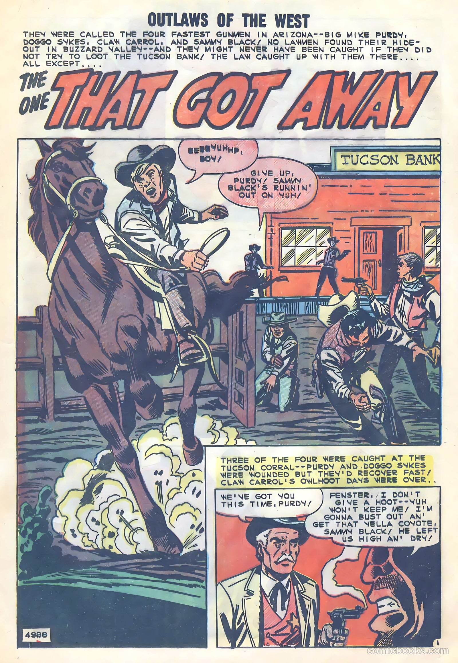 Outlaws of the West #20 (1959) — page 13 of 35