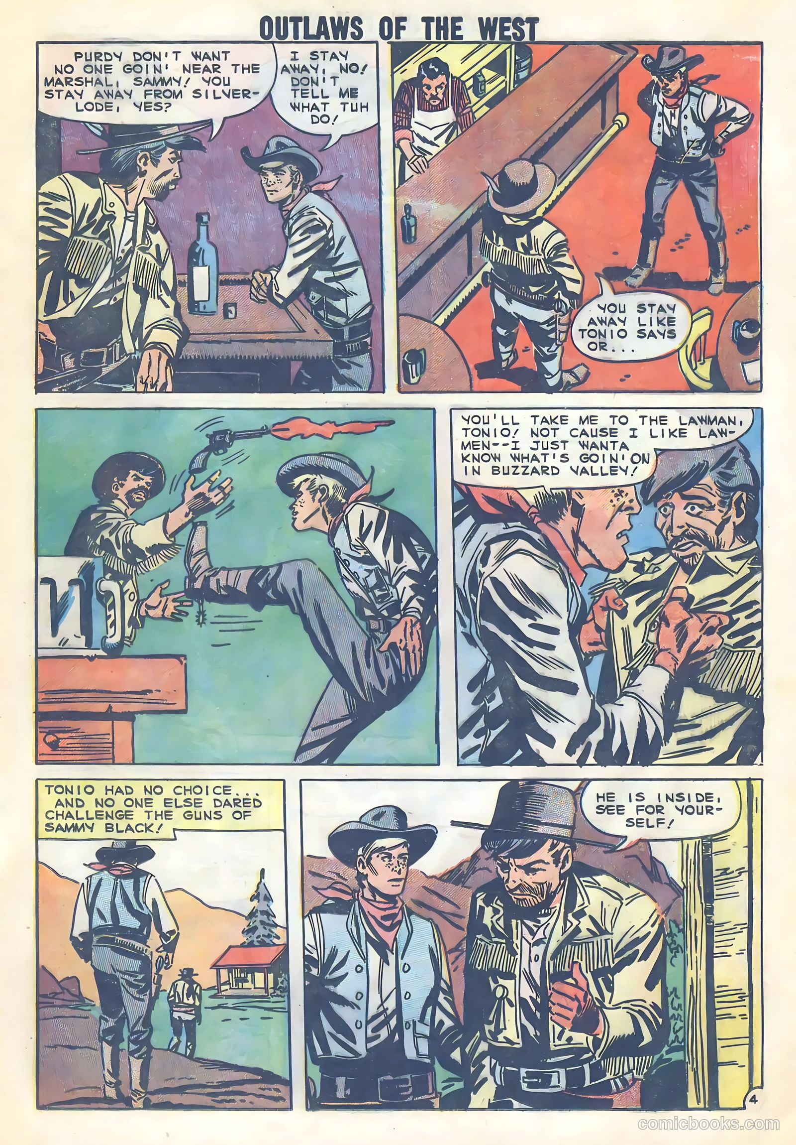 Outlaws of the West #20 (1959) — page 17 of 35