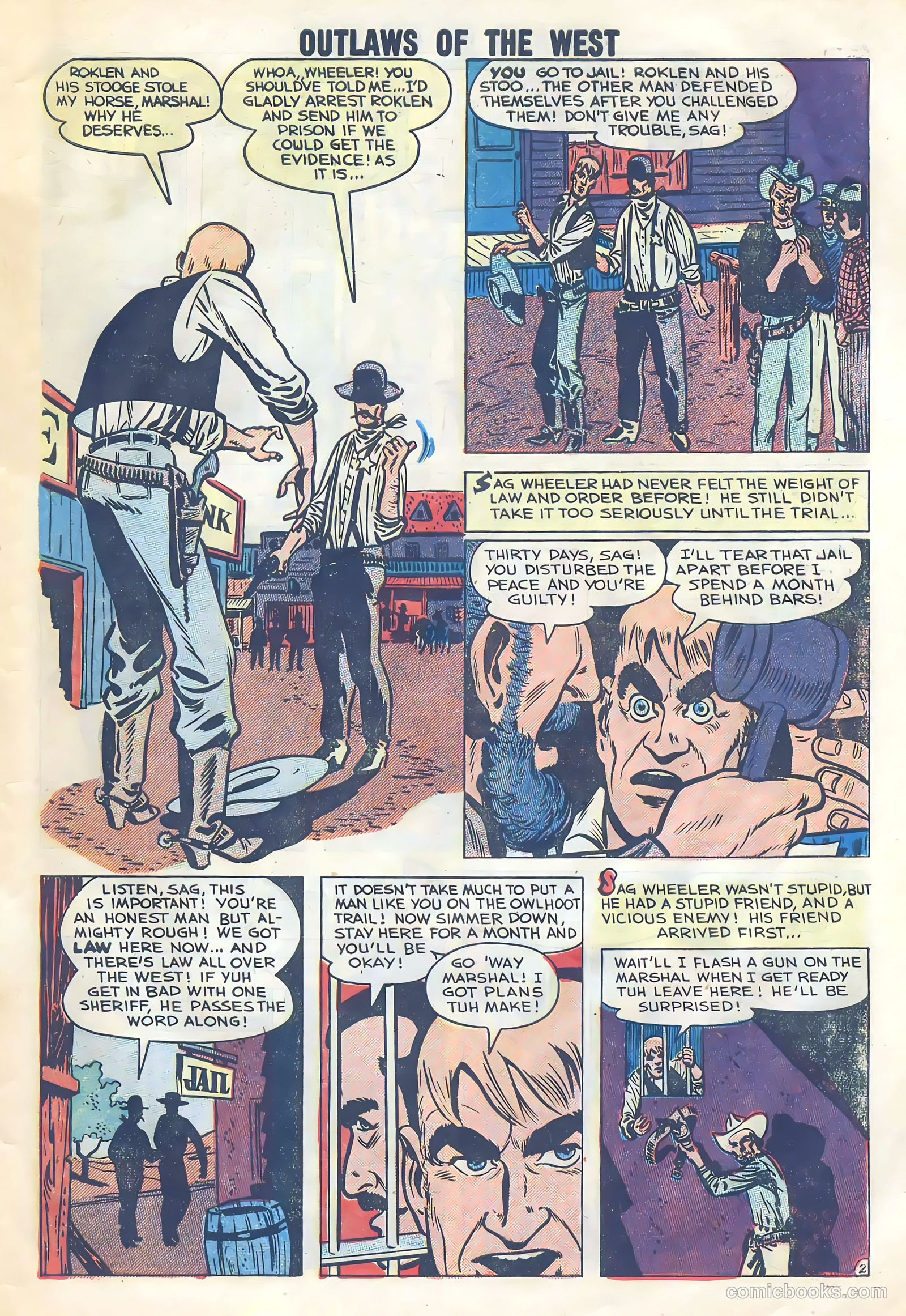 Outlaws of the West #20 (1959) — page 27 of 35