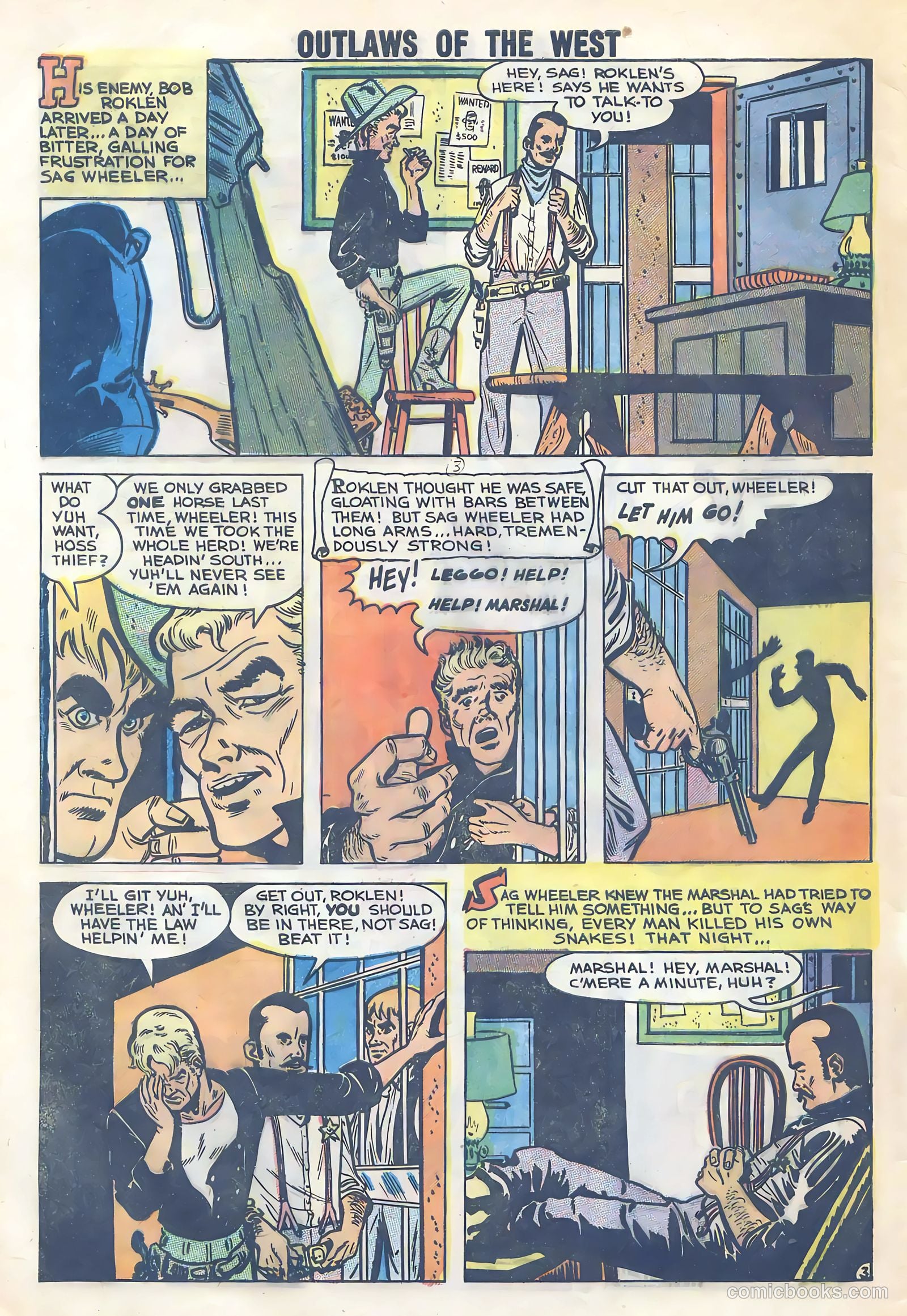 Outlaws of the West #20 (1959) — page 28 of 35