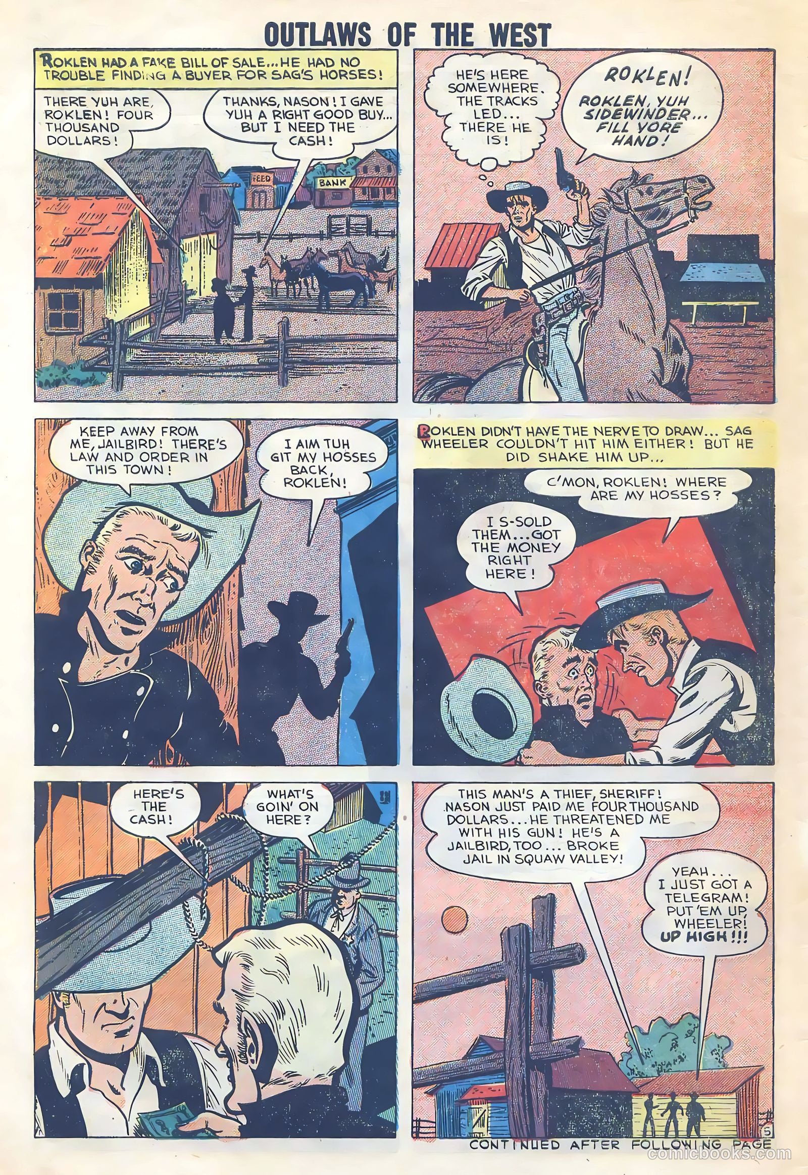 Outlaws of the West #20 (1959) — page 30 of 35
