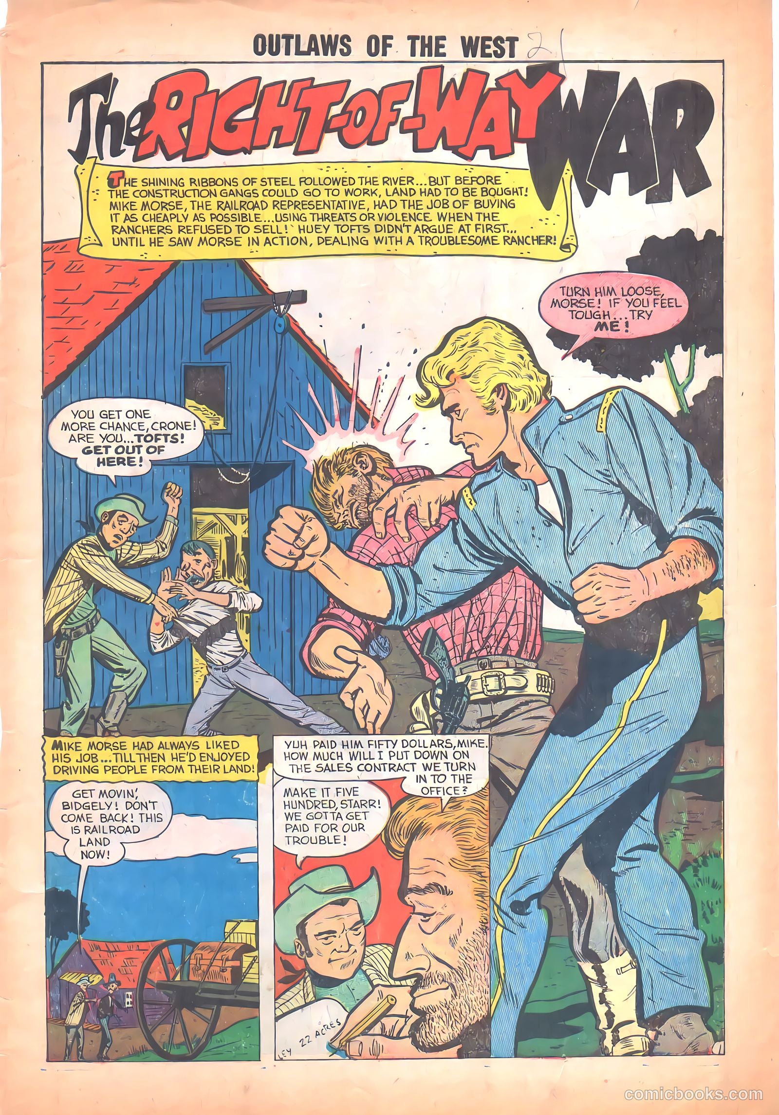 Outlaws of the West #21 (1959) — page 3 of 36